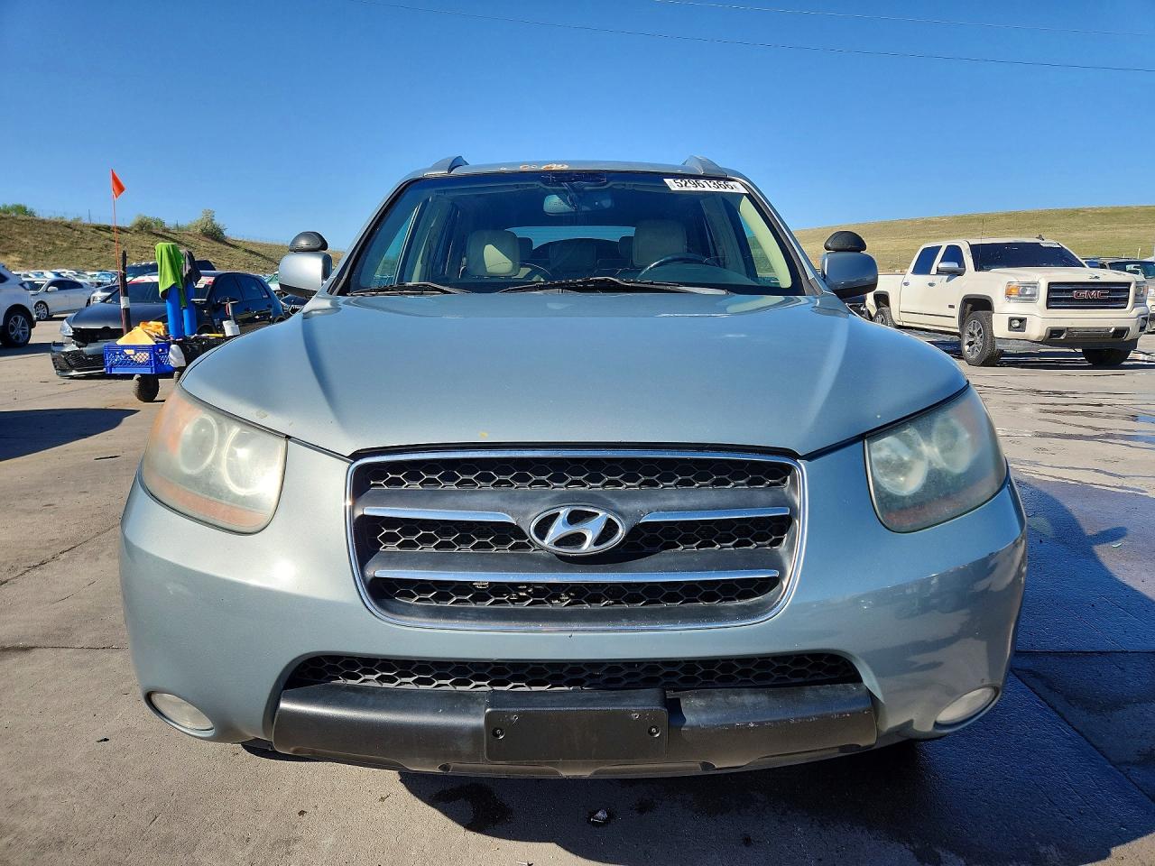 2007 Hyundai Santa Fe Se Green vin: 5NMSH73E17H050286