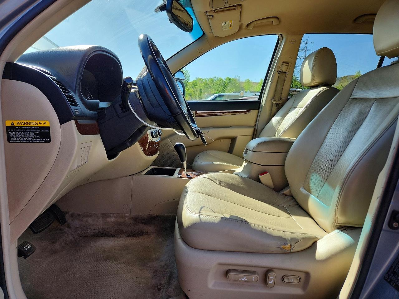 2007 Hyundai Santa Fe Se Green vin: 5NMSH73E17H050286