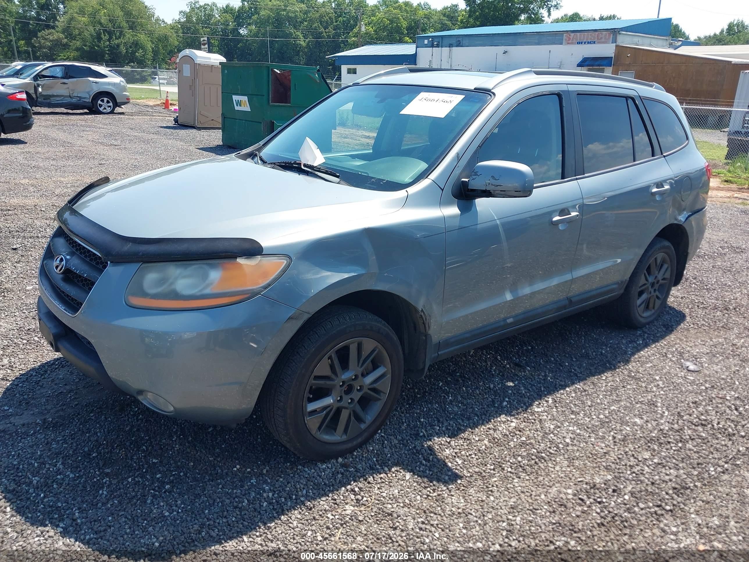 2008 Hyundai Santa Fe Limited/se Gray vin: 5NMSH73E18H139745
