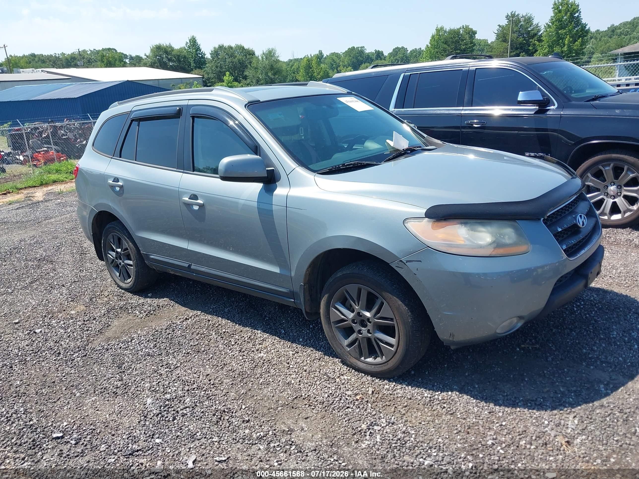 2008 Hyundai Santa Fe Limited/se Серый vin: 5NMSH73E18H139745