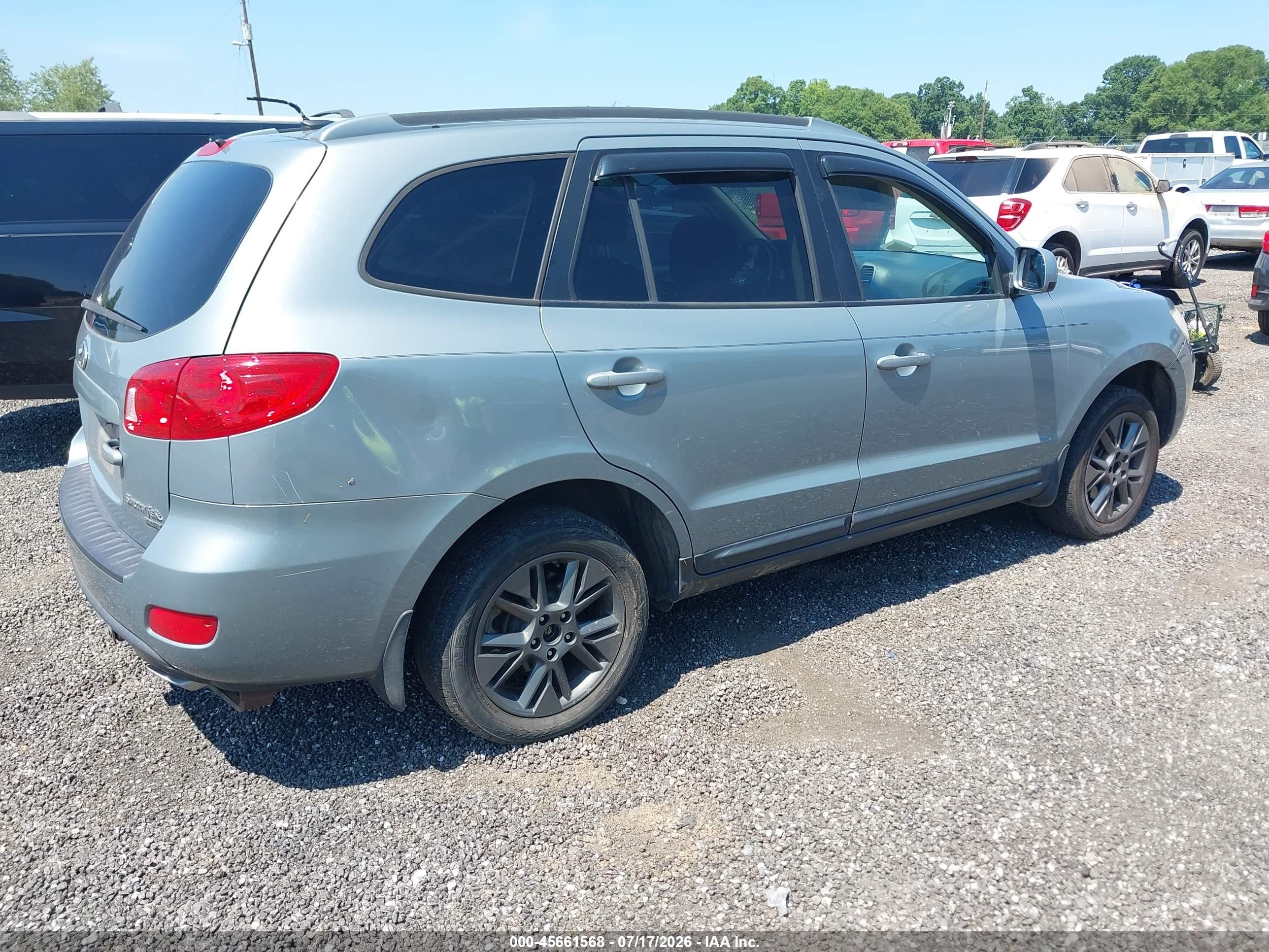 2008 Hyundai Santa Fe Limited/se Gray vin: 5NMSH73E18H139745