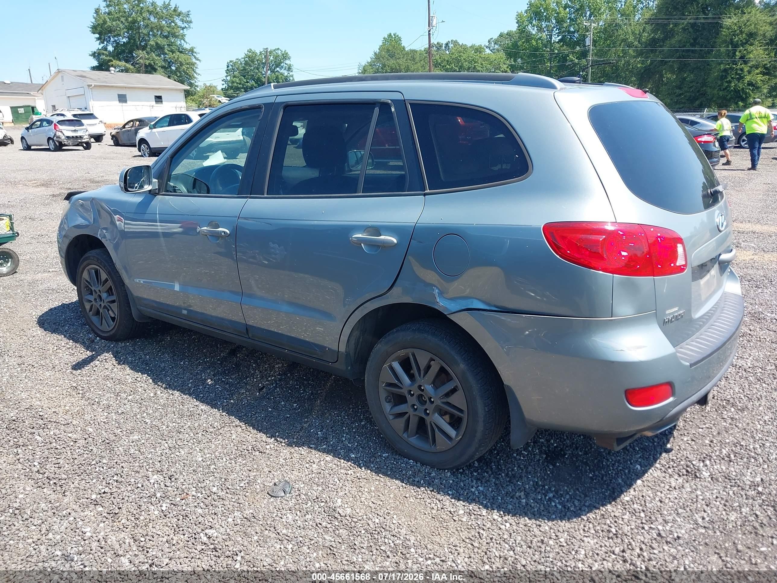 2008 Hyundai Santa Fe Limited/se Gray vin: 5NMSH73E18H139745