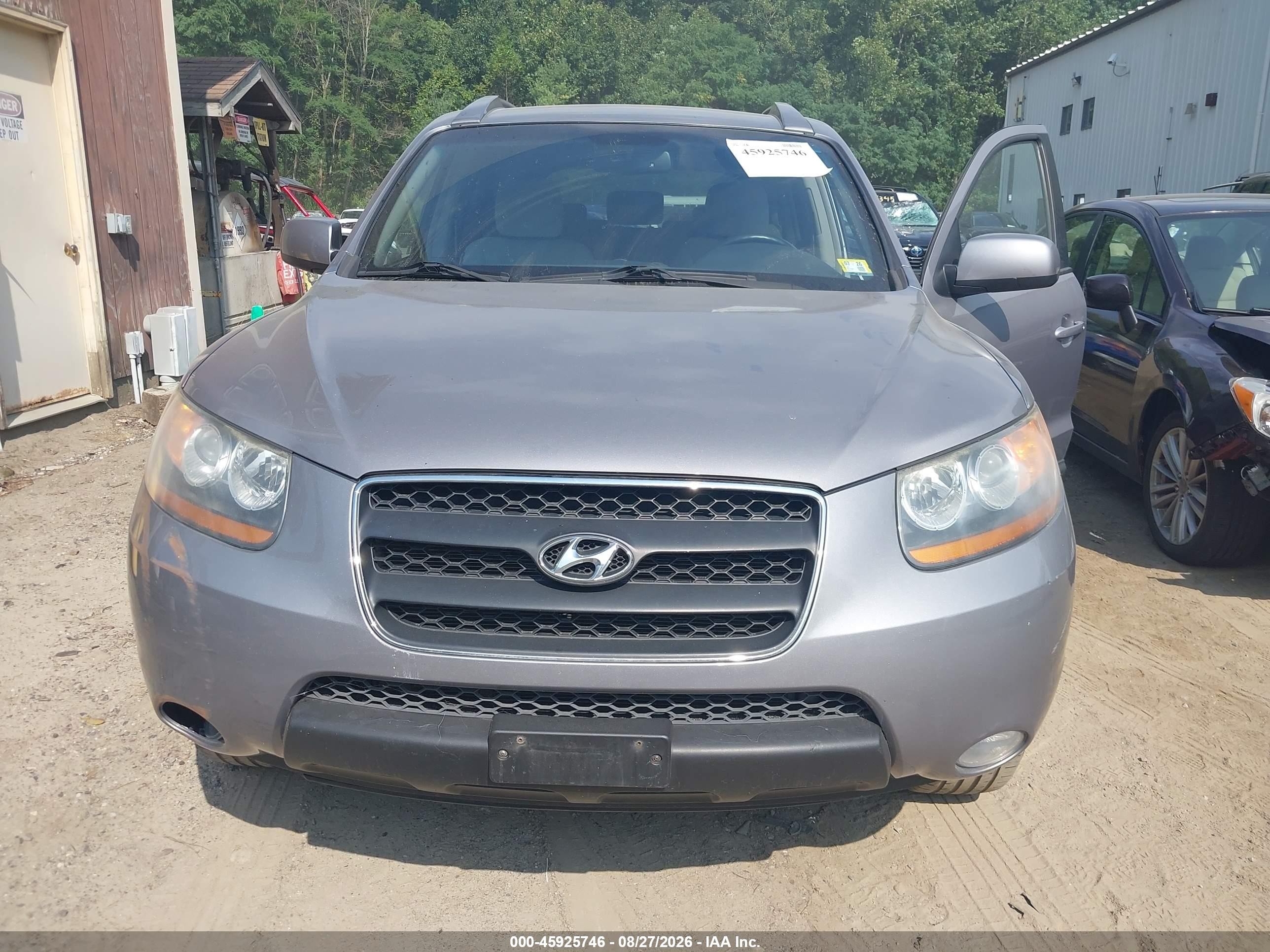 2008 Hyundai Santa Fe Limited/se Silver vin: 5NMSH73E18H172065