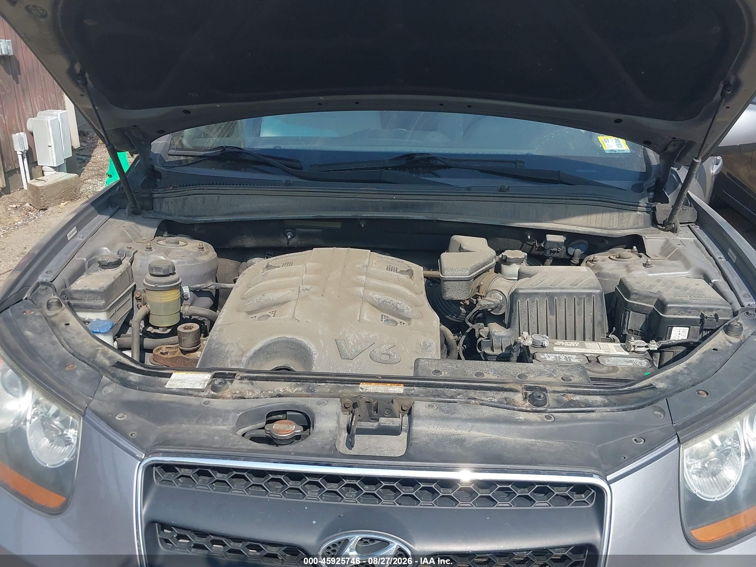 2008 Hyundai Santa Fe Limited/se Silver vin: 5NMSH73E18H172065
