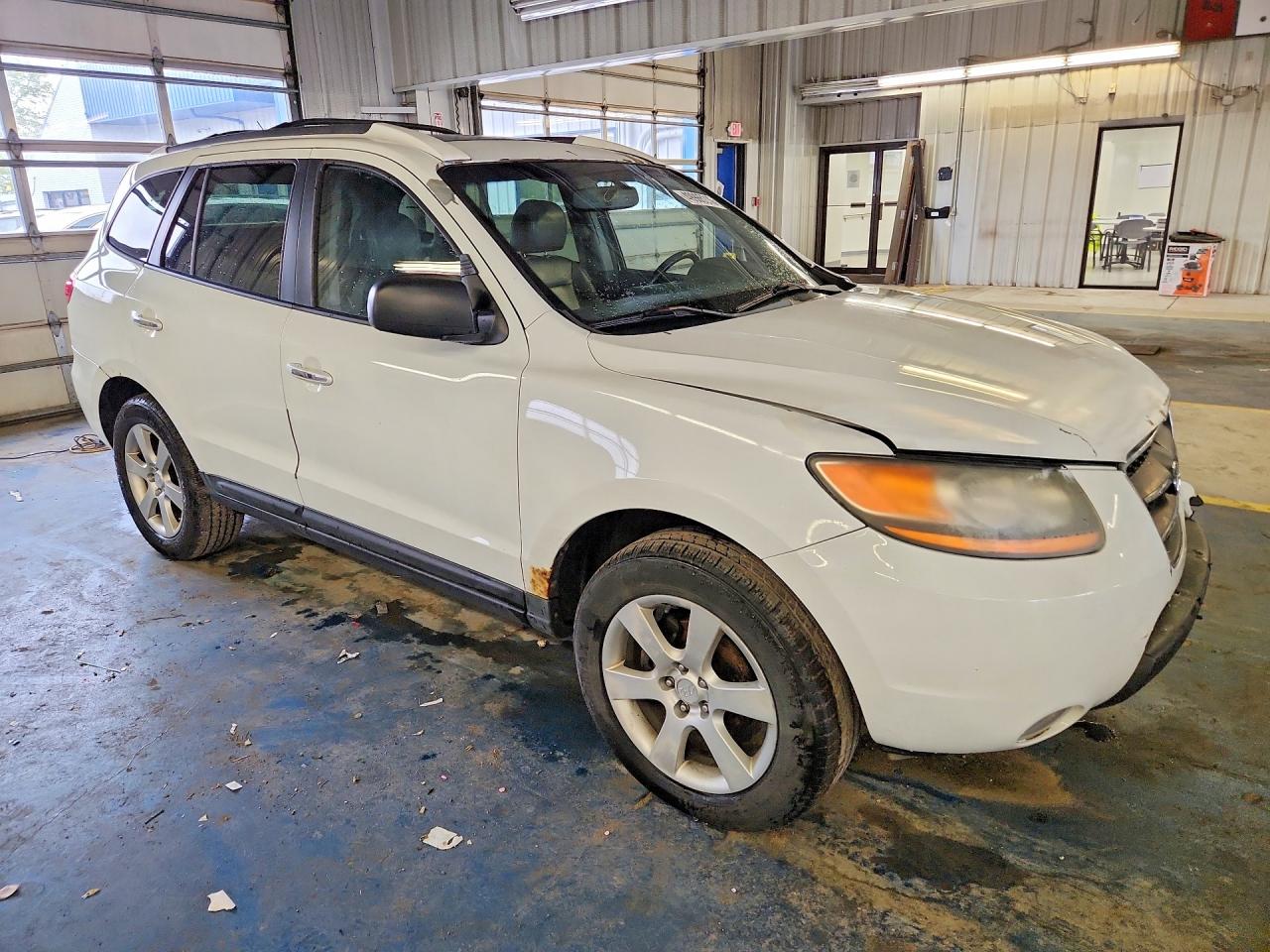 2008 Hyundai Santa Fe Se White vin: 5NMSH73E18H190338
