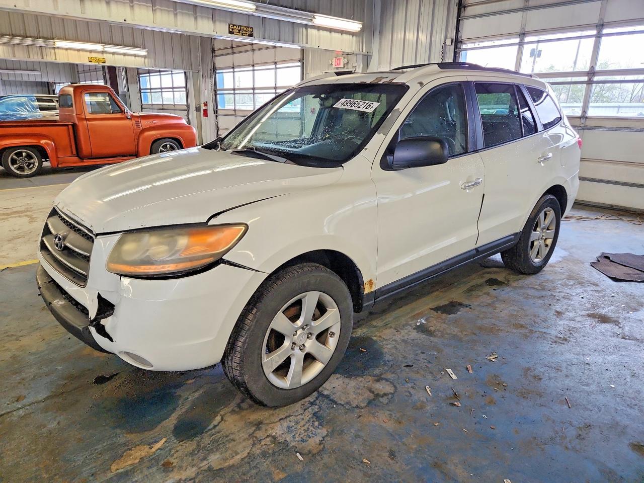 2008 Hyundai Santa Fe Se White vin: 5NMSH73E18H190338