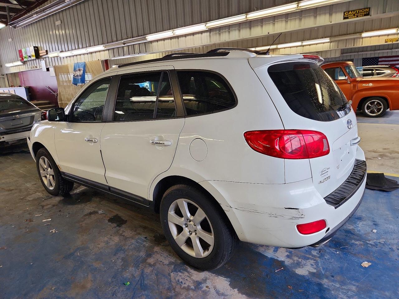 2008 Hyundai Santa Fe Se White vin: 5NMSH73E18H190338