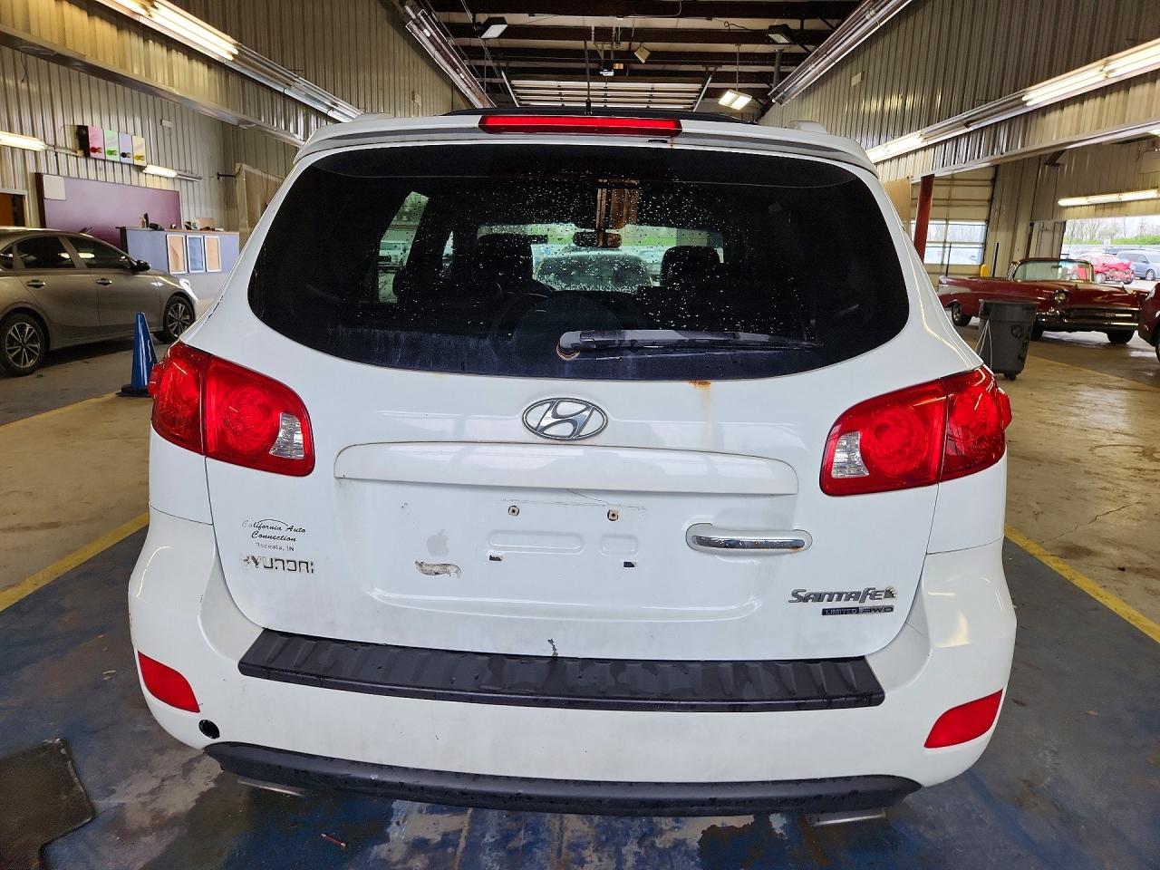 2008 Hyundai Santa Fe Se White vin: 5NMSH73E18H190338
