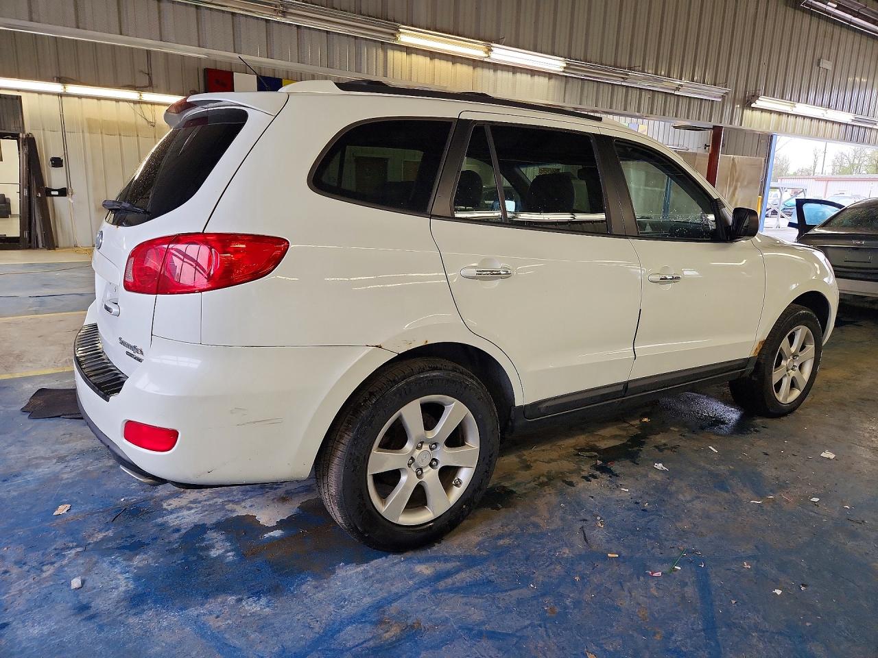 2008 Hyundai Santa Fe Se White vin: 5NMSH73E18H190338