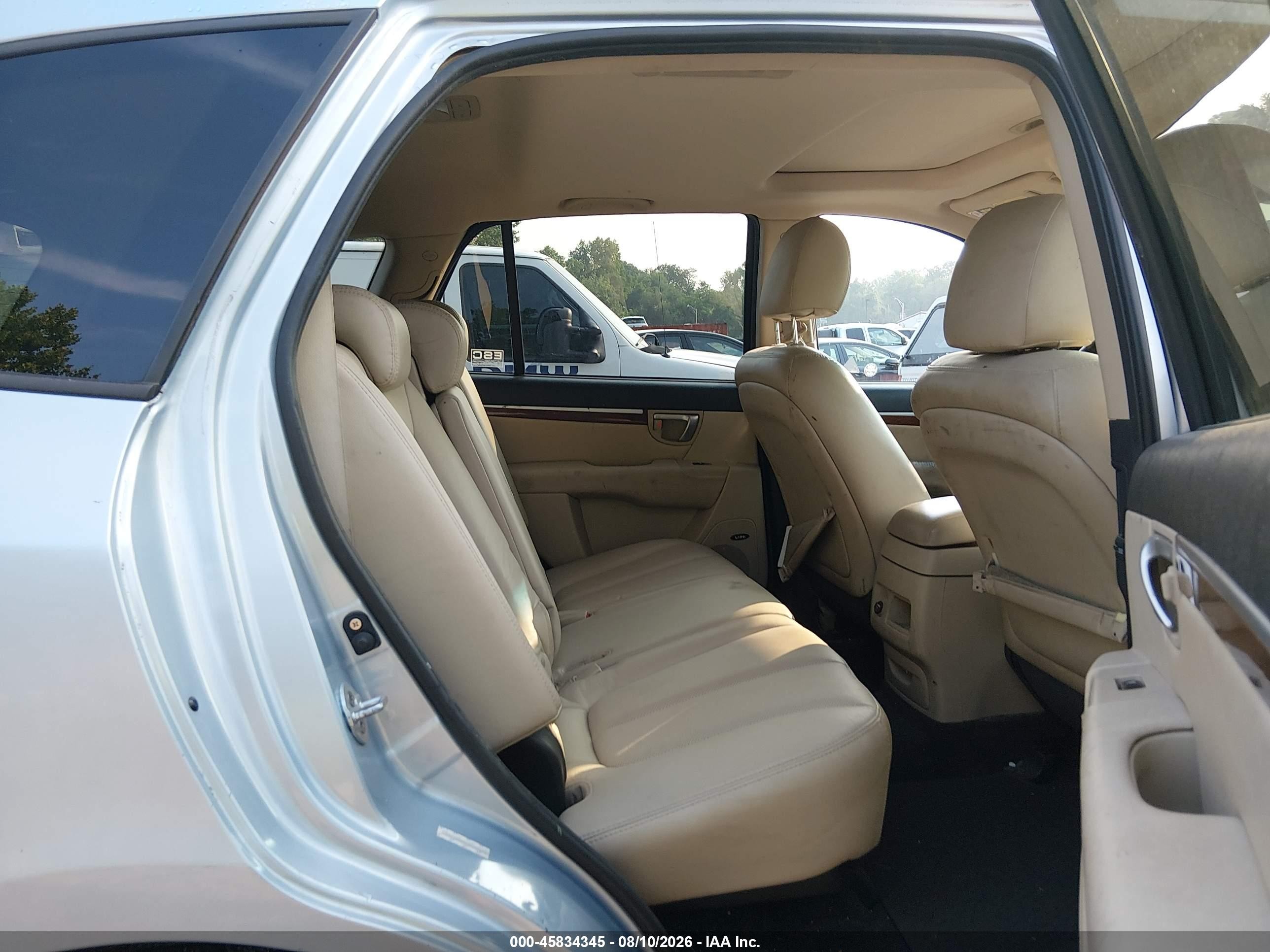 2008 Hyundai Santa Fe Limited/se Silver vin: 5NMSH73E18H222723