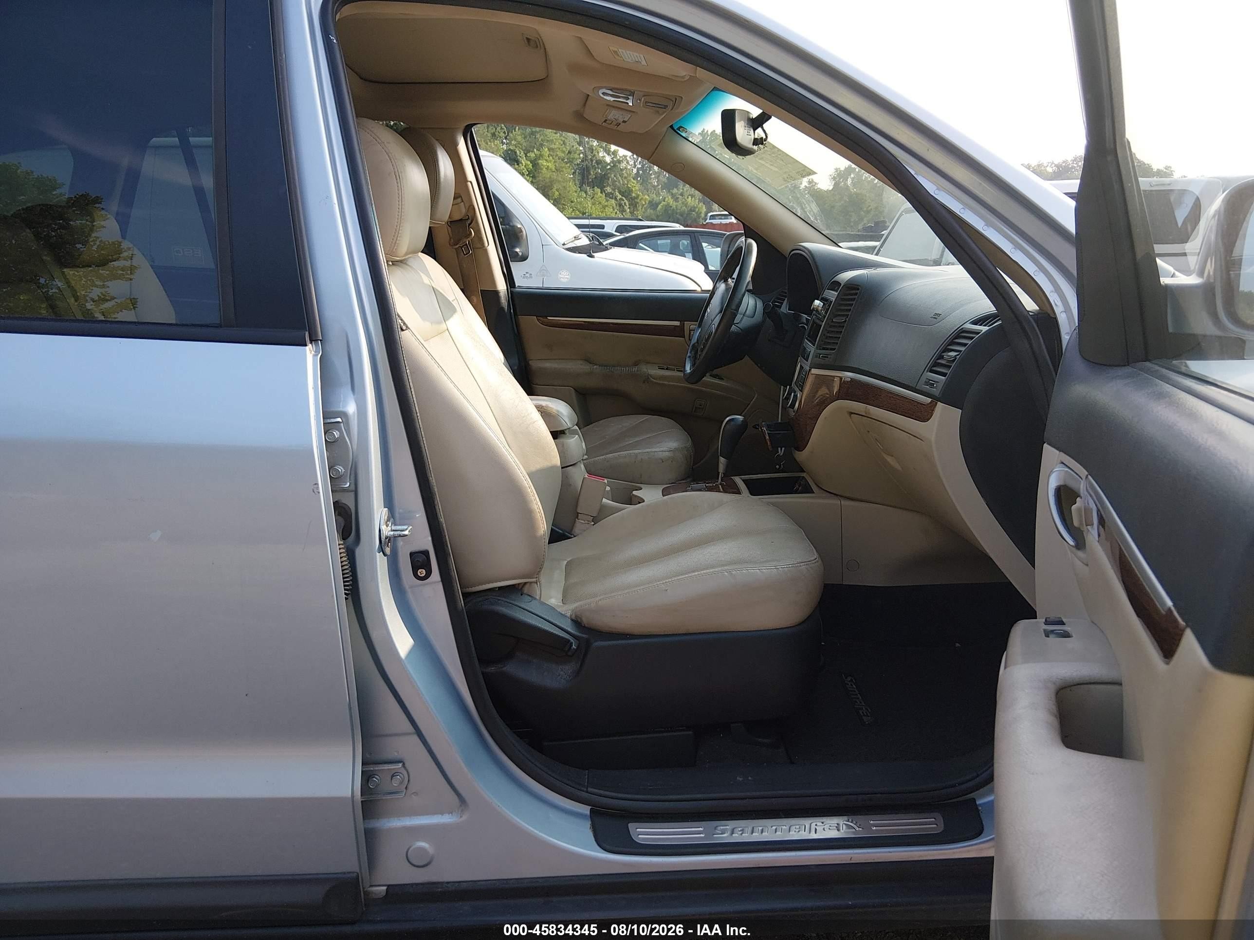 2008 Hyundai Santa Fe Limited/se Silver vin: 5NMSH73E18H222723