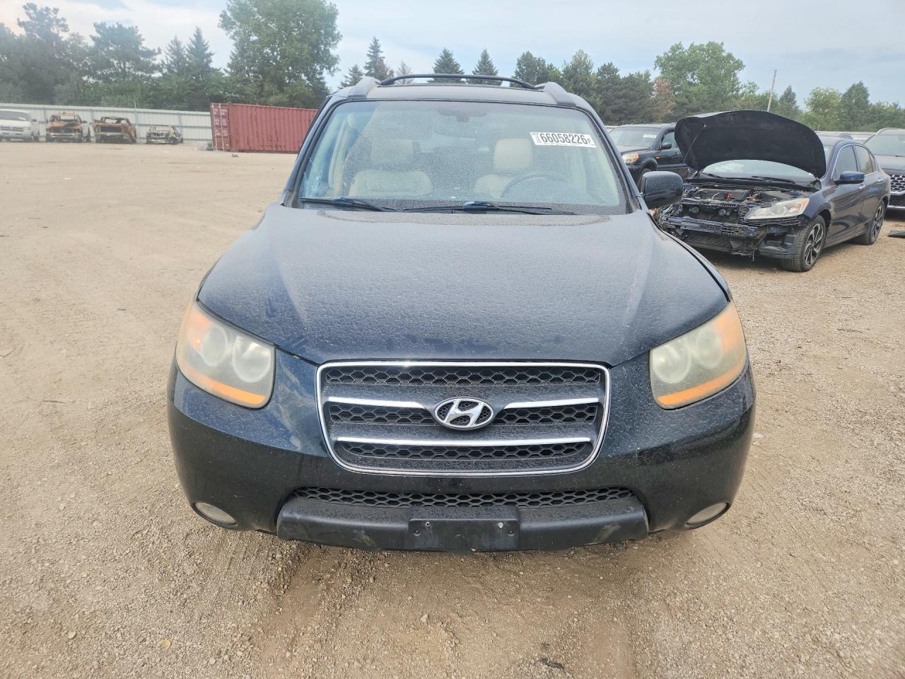 2009 Hyundai Santa Fe Limited Black vin: 5NMSH73E19H268053