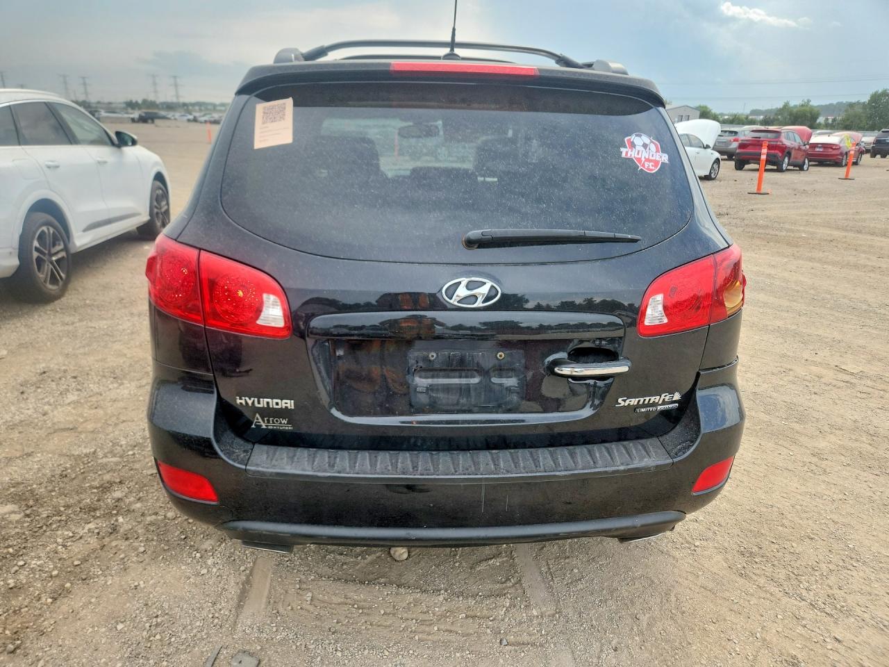2009 Hyundai Santa Fe Limited Black vin: 5NMSH73E19H268053