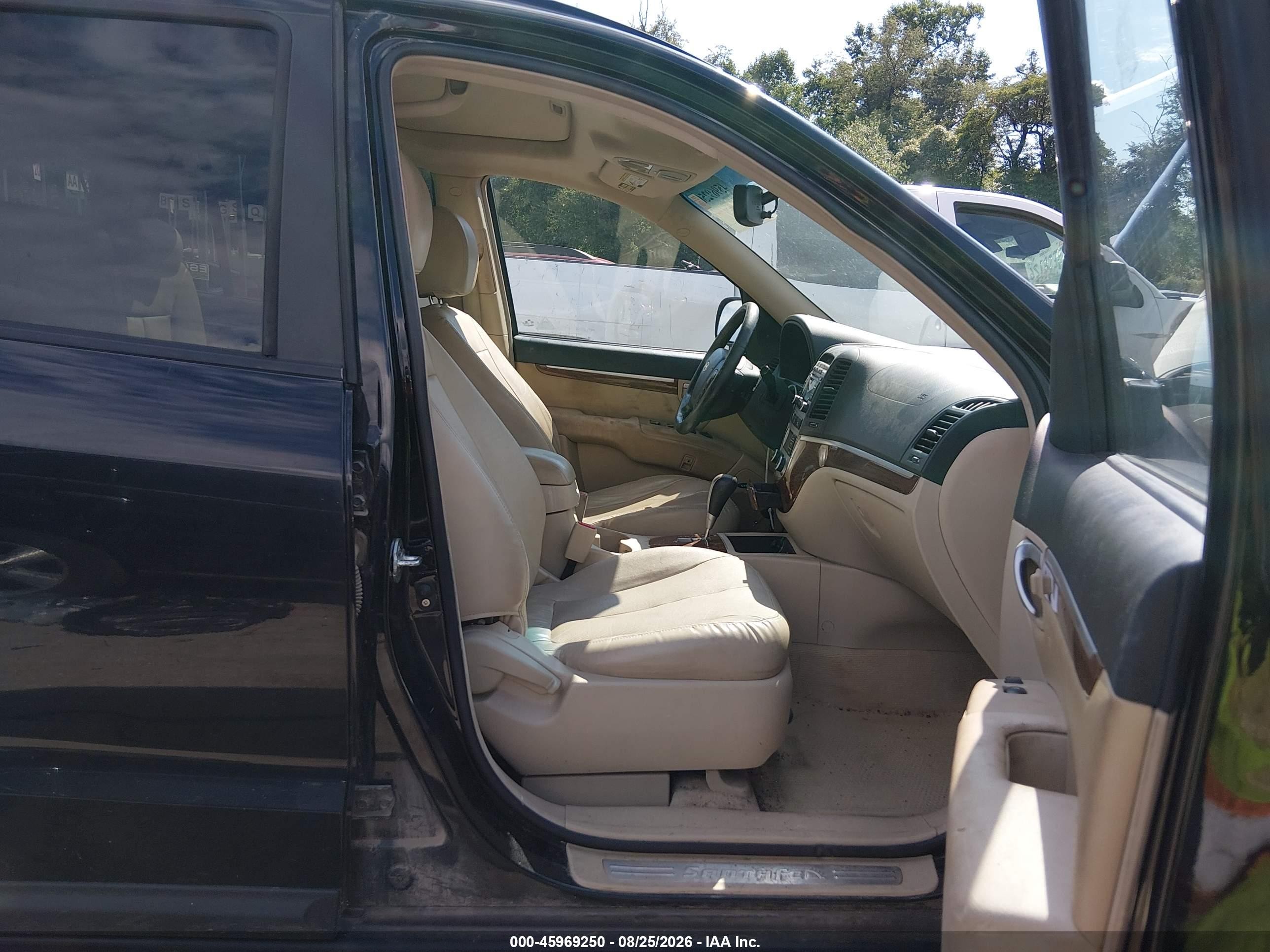 2009 Hyundai Santa Fe Limited Black vin: 5NMSH73E19H287671