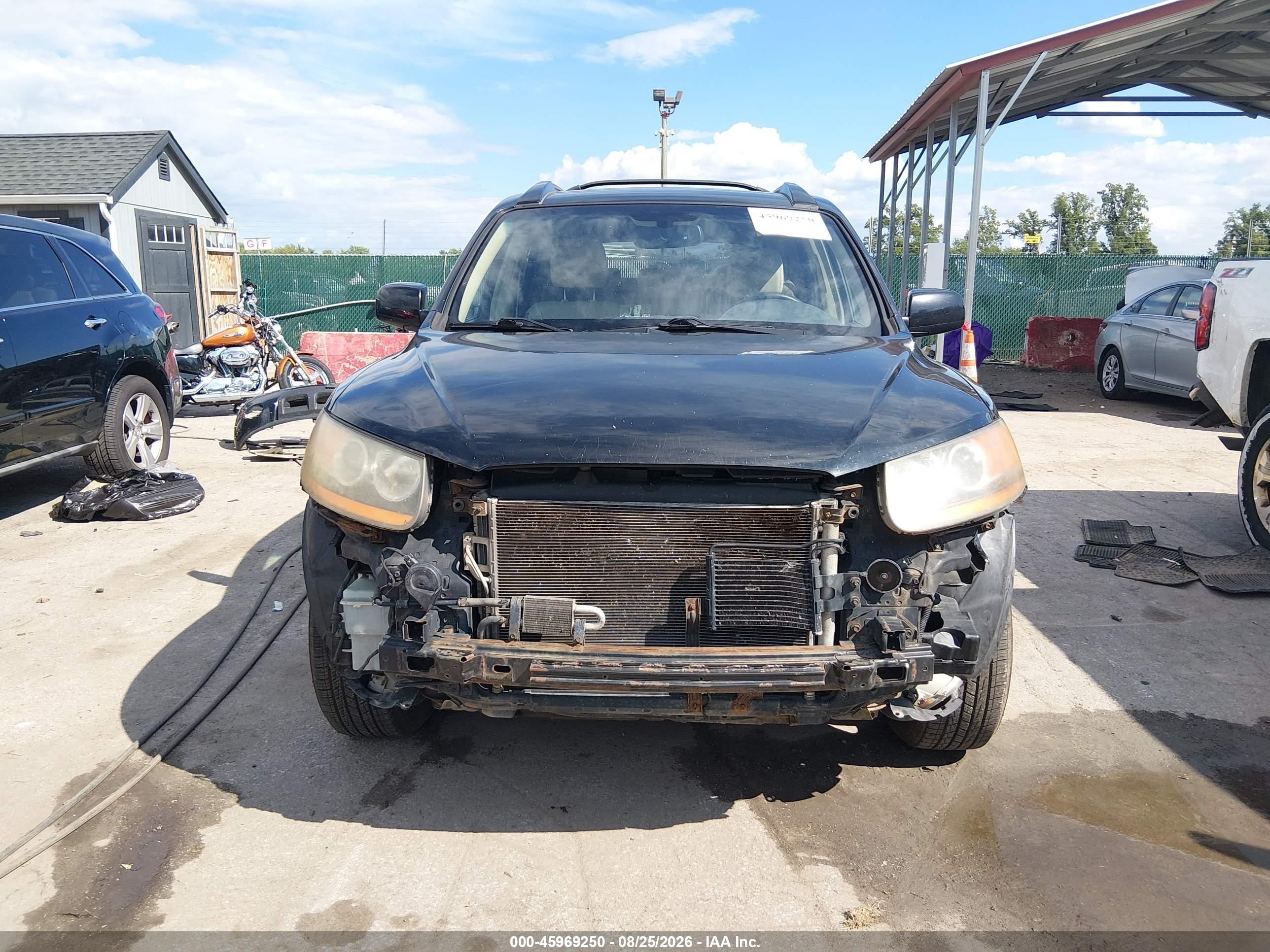 2009 Hyundai Santa Fe Limited Black vin: 5NMSH73E19H287671