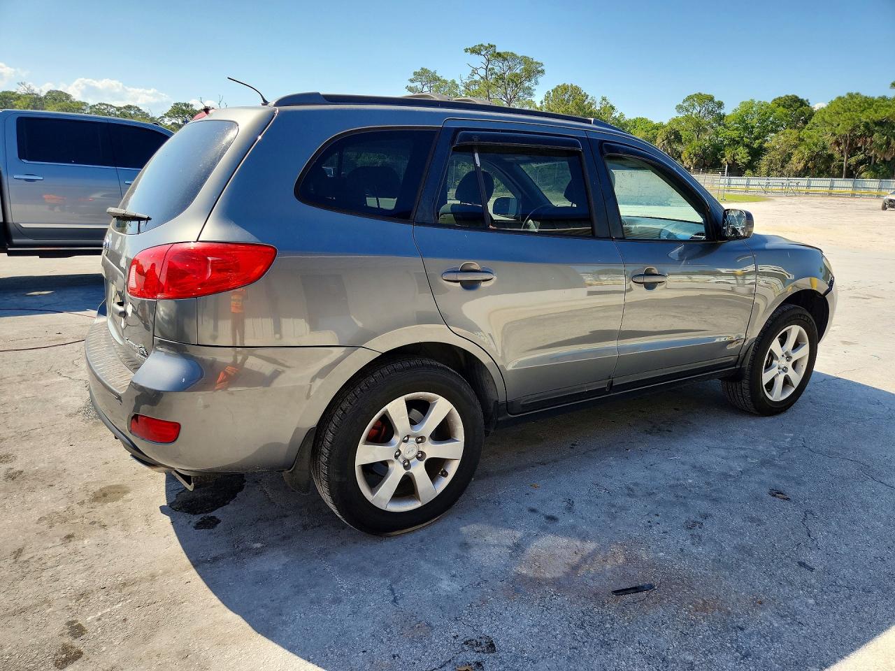 2009 Hyundai Santa Fe Se Gray vin: 5NMSH73E19H304470