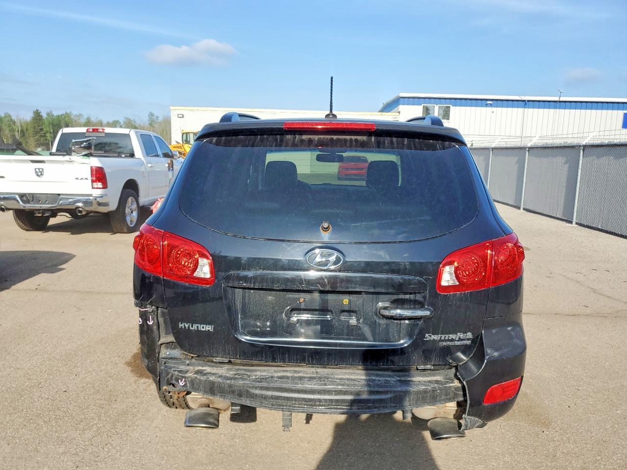 2009 Hyundai Santa Fe Se Black vin: 5NMSH73E19H310723