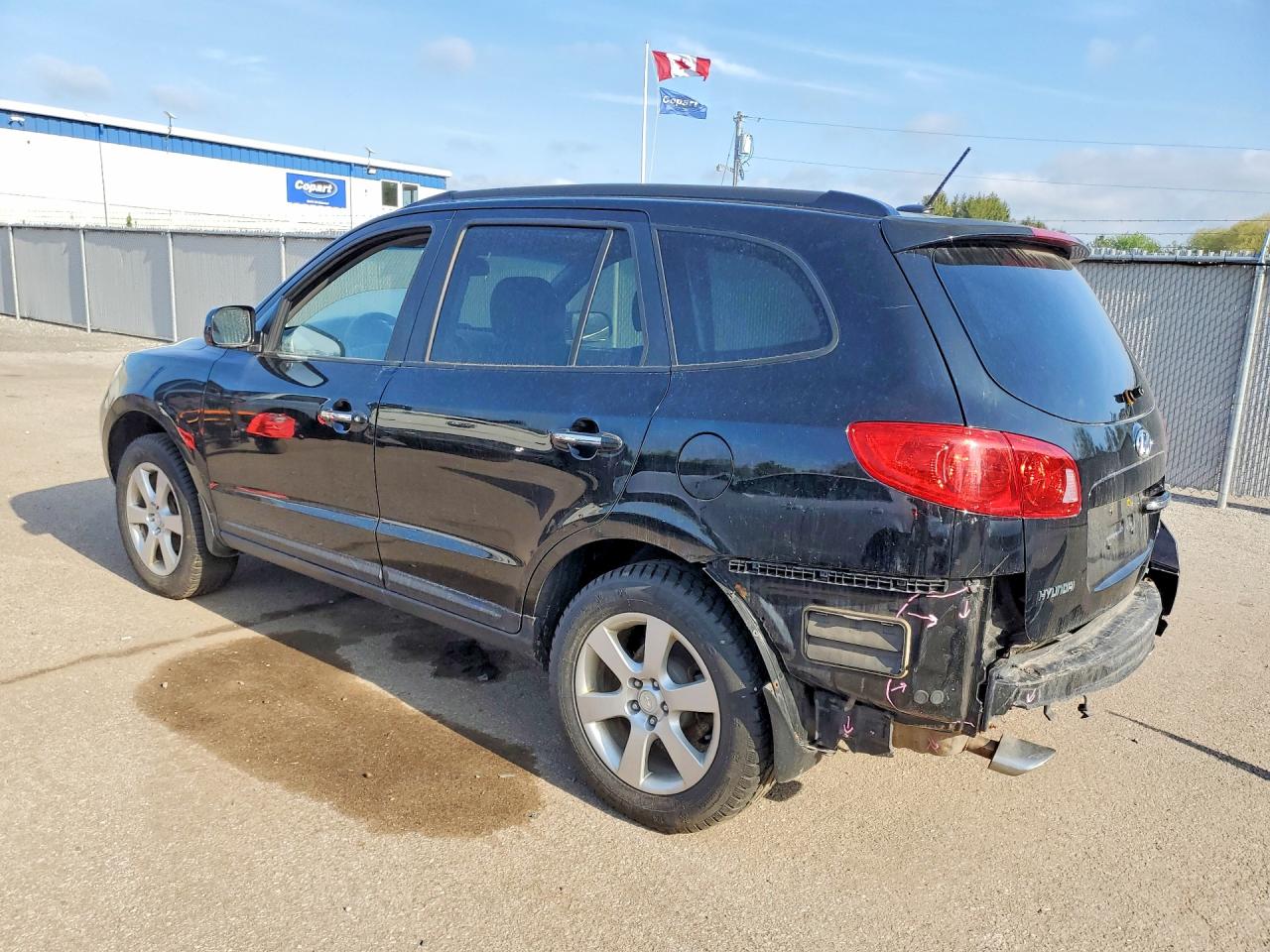 2009 Hyundai Santa Fe Se Black vin: 5NMSH73E19H310723