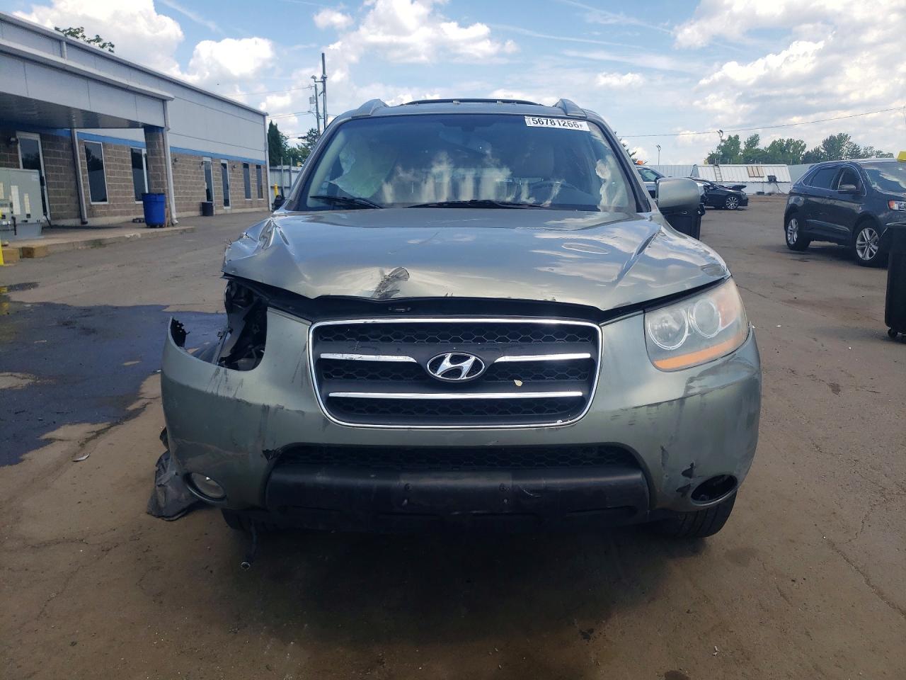 2009 Hyundai Santa Fe Limited Green vin: 5NMSH73E19H313251
