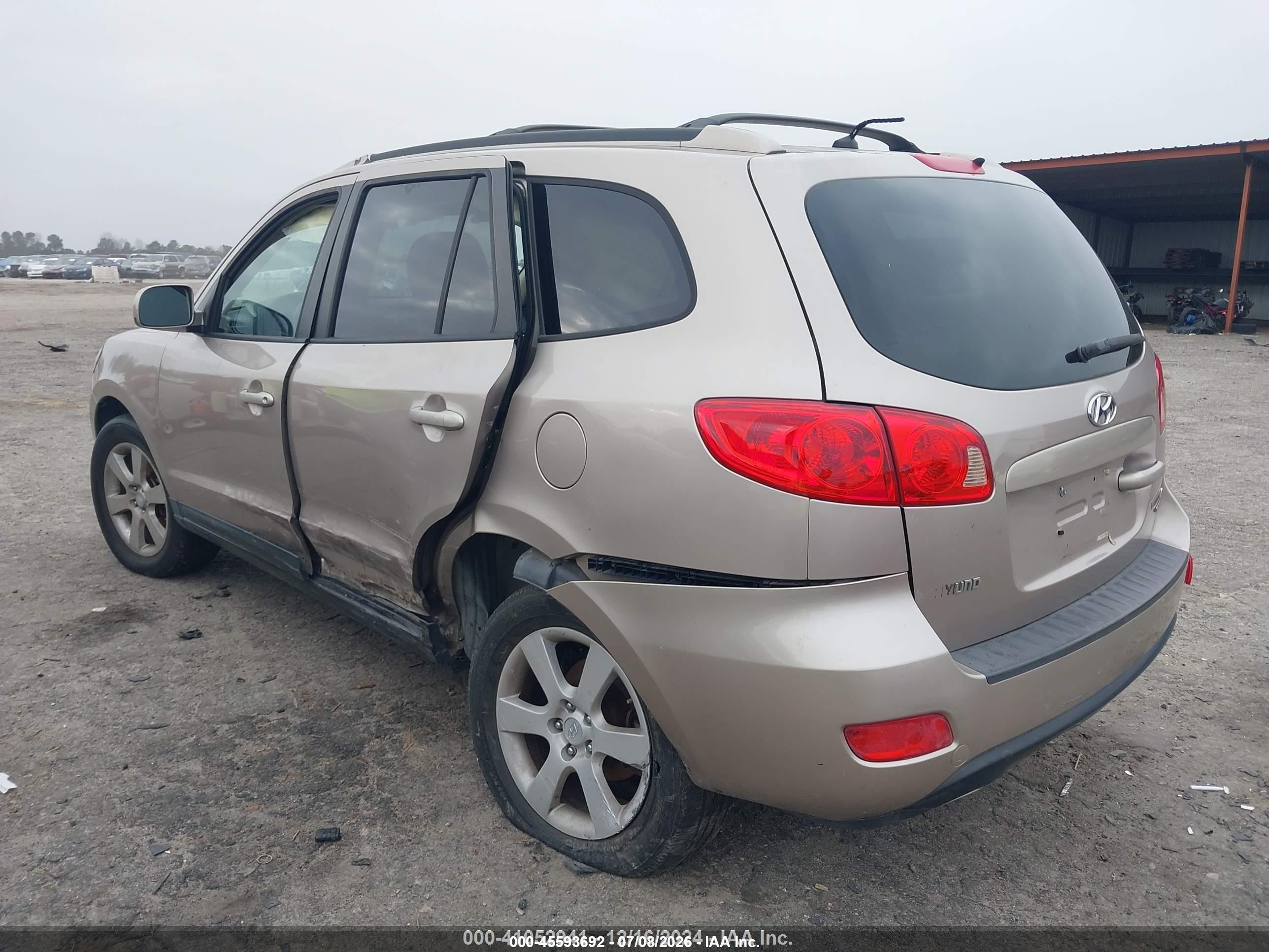 2007 Hyundai Santa Fe Limited/se Beige vin: 5NMSH73E27H009276