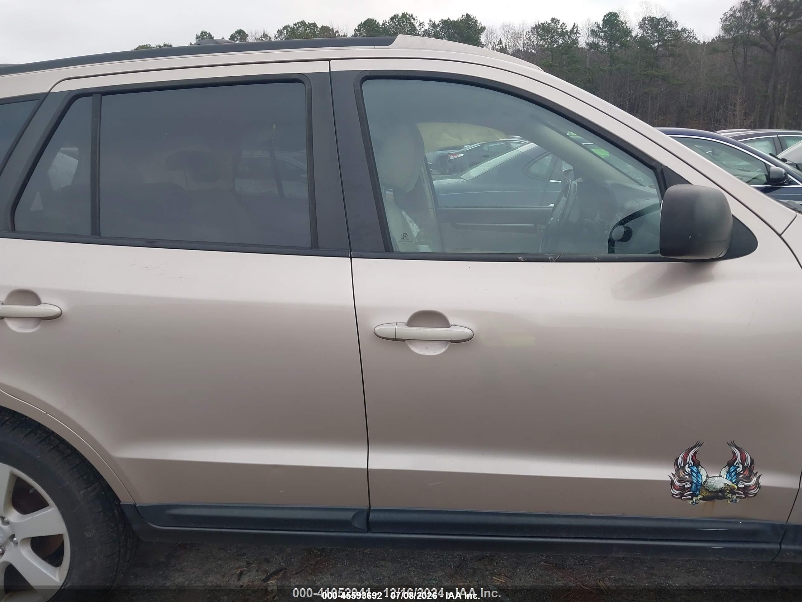 2007 Hyundai Santa Fe Limited/se Beige vin: 5NMSH73E27H009276