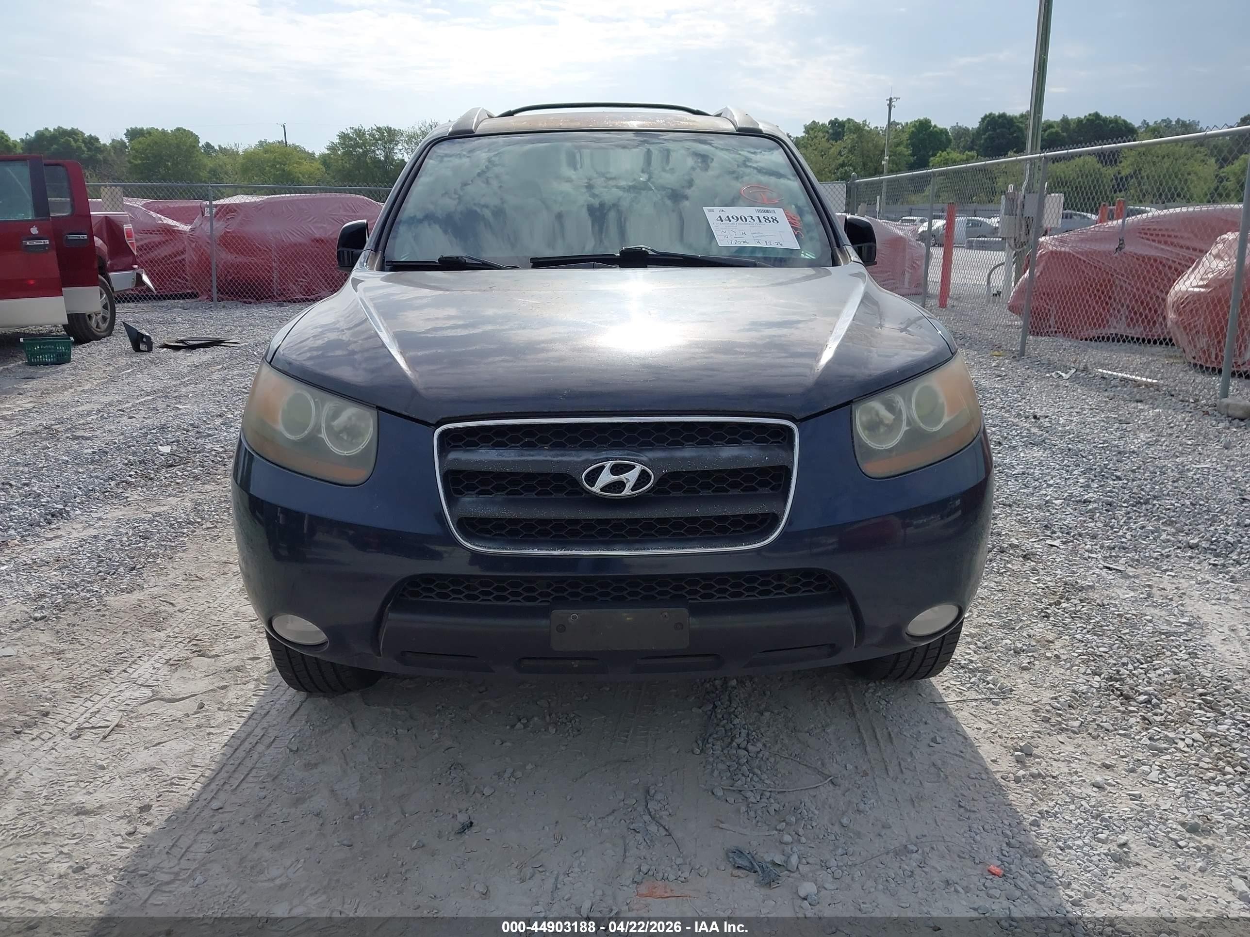 2007 Hyundai Santa Fe Limited/se Black vin: 5NMSH73E27H042536
