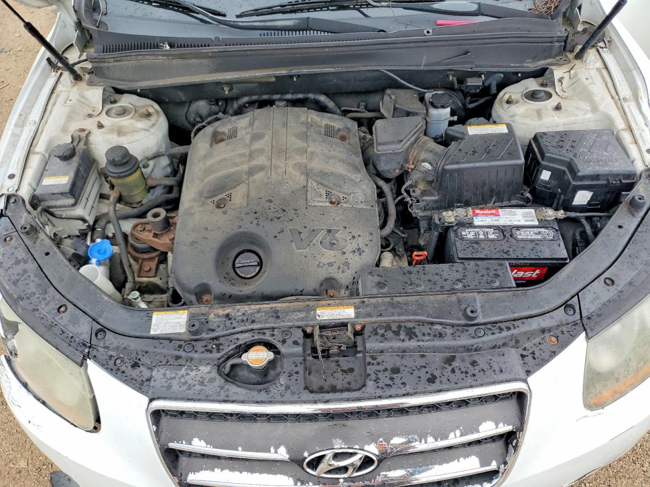 2008 Hyundai Santa Fe Se White vin: 5NMSH73E28H145019