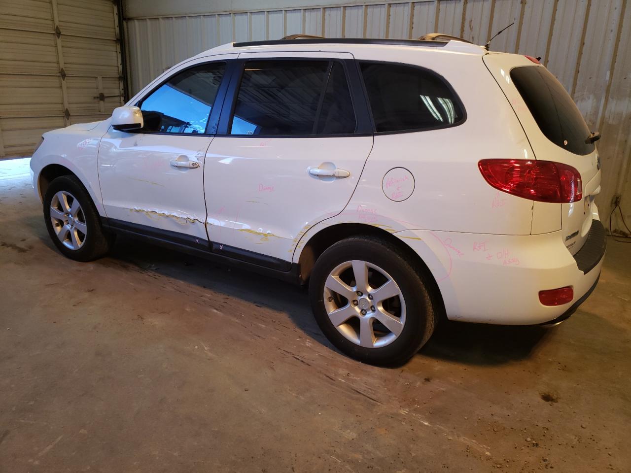 2008 Hyundai Santa Fe Se White vin: 5NMSH73E28H171622