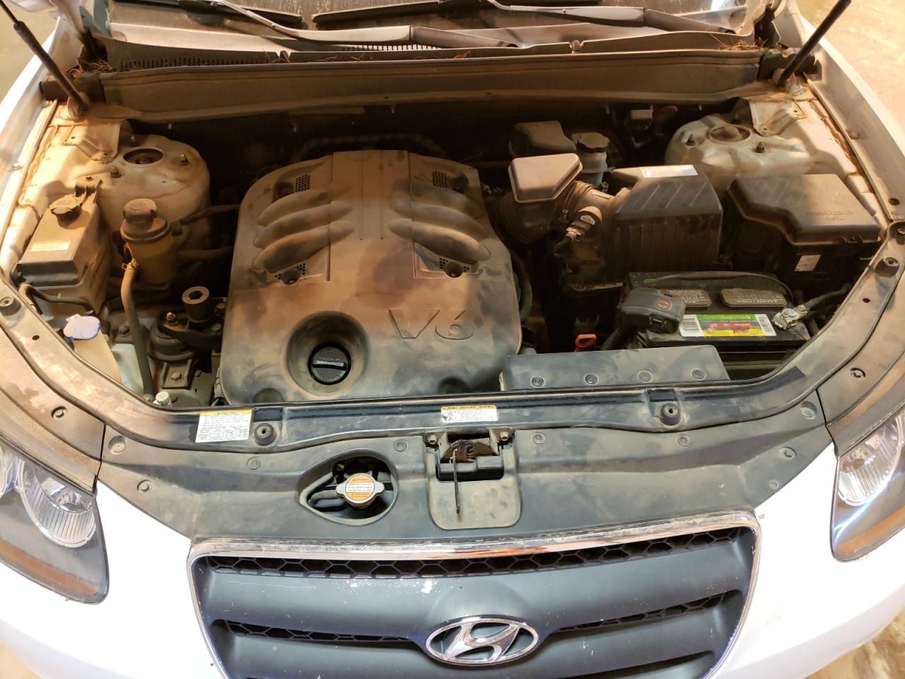 2008 Hyundai Santa Fe Se White vin: 5NMSH73E28H171622