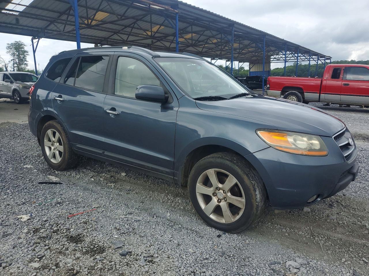 2008 Hyundai Santa Fe Se/limited Blue vin: 5NMSH73E28H178540