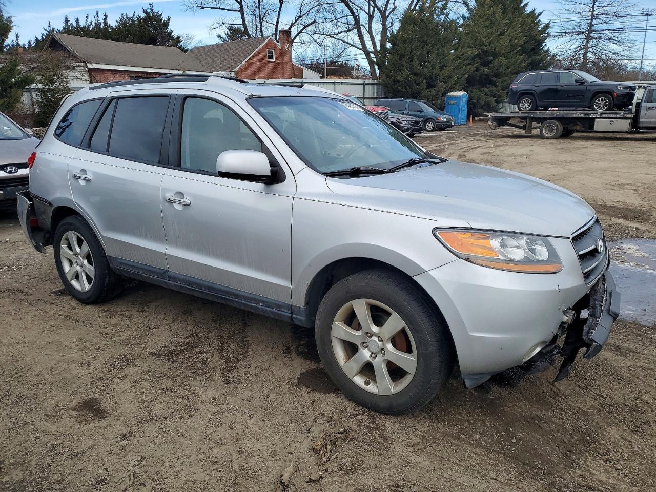 2008 Hyundai Santa Fe Se Серебряный vin: 5NMSH73E28H187478