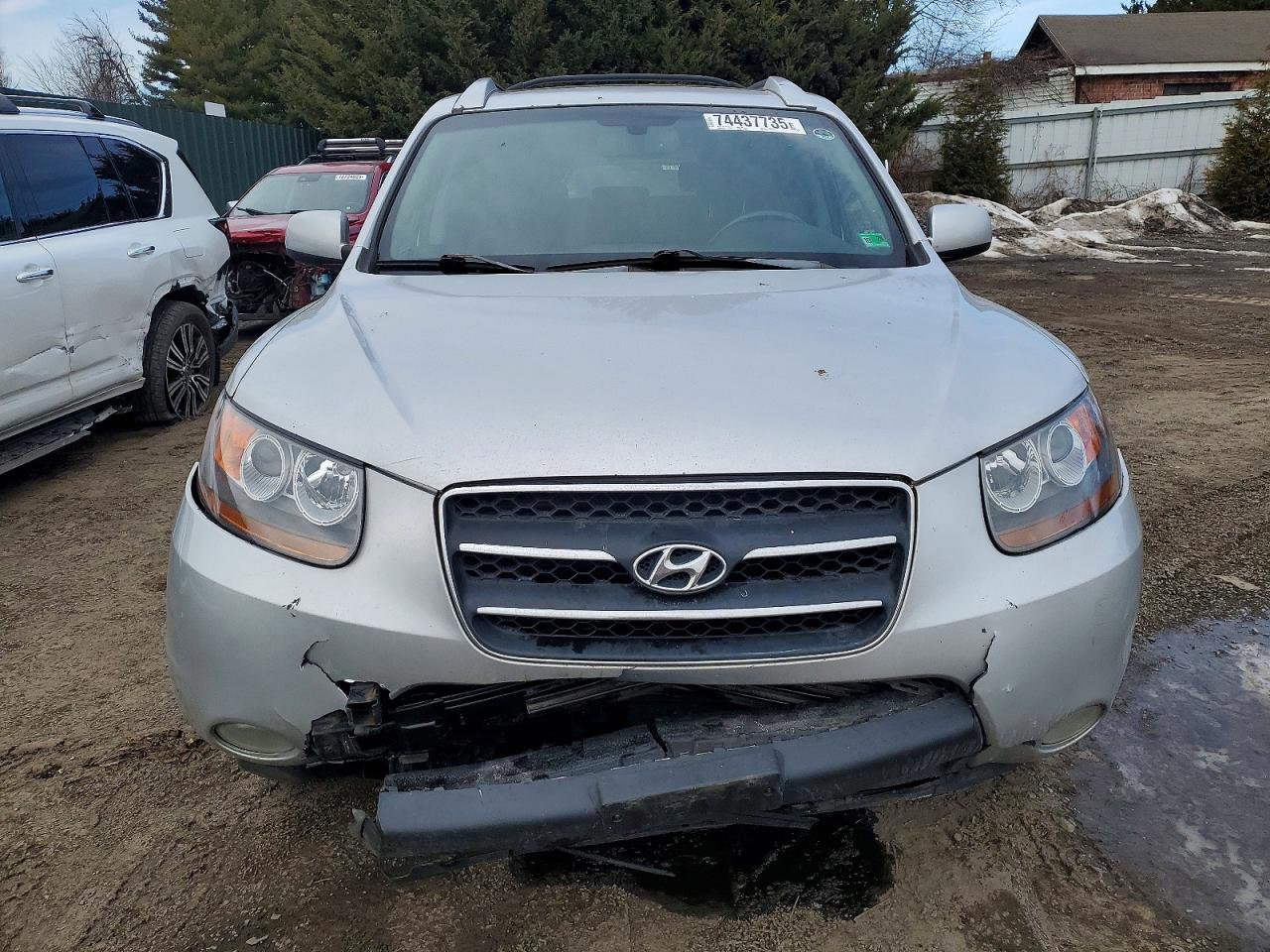 2008 Hyundai Santa Fe Se Серебряный vin: 5NMSH73E28H187478