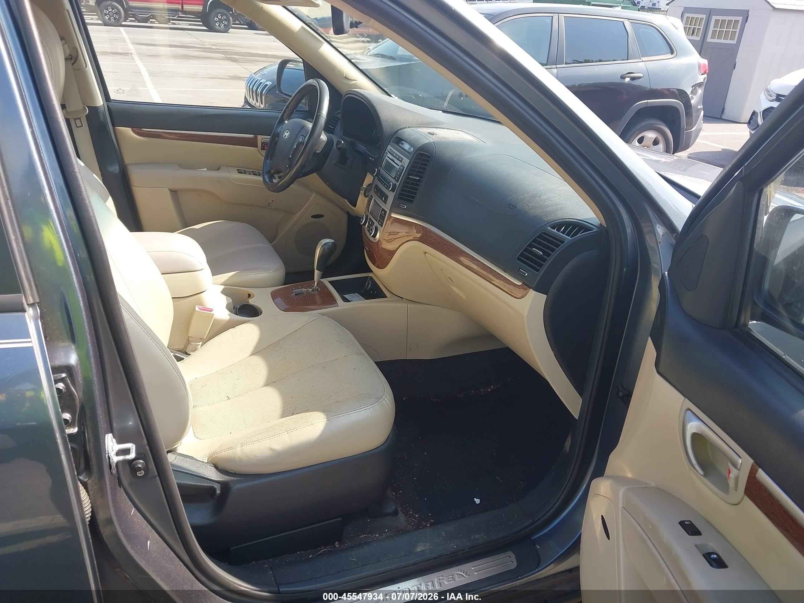 2008 Hyundai Santa Fe Limited/se Blue vin: 5NMSH73E28H195919