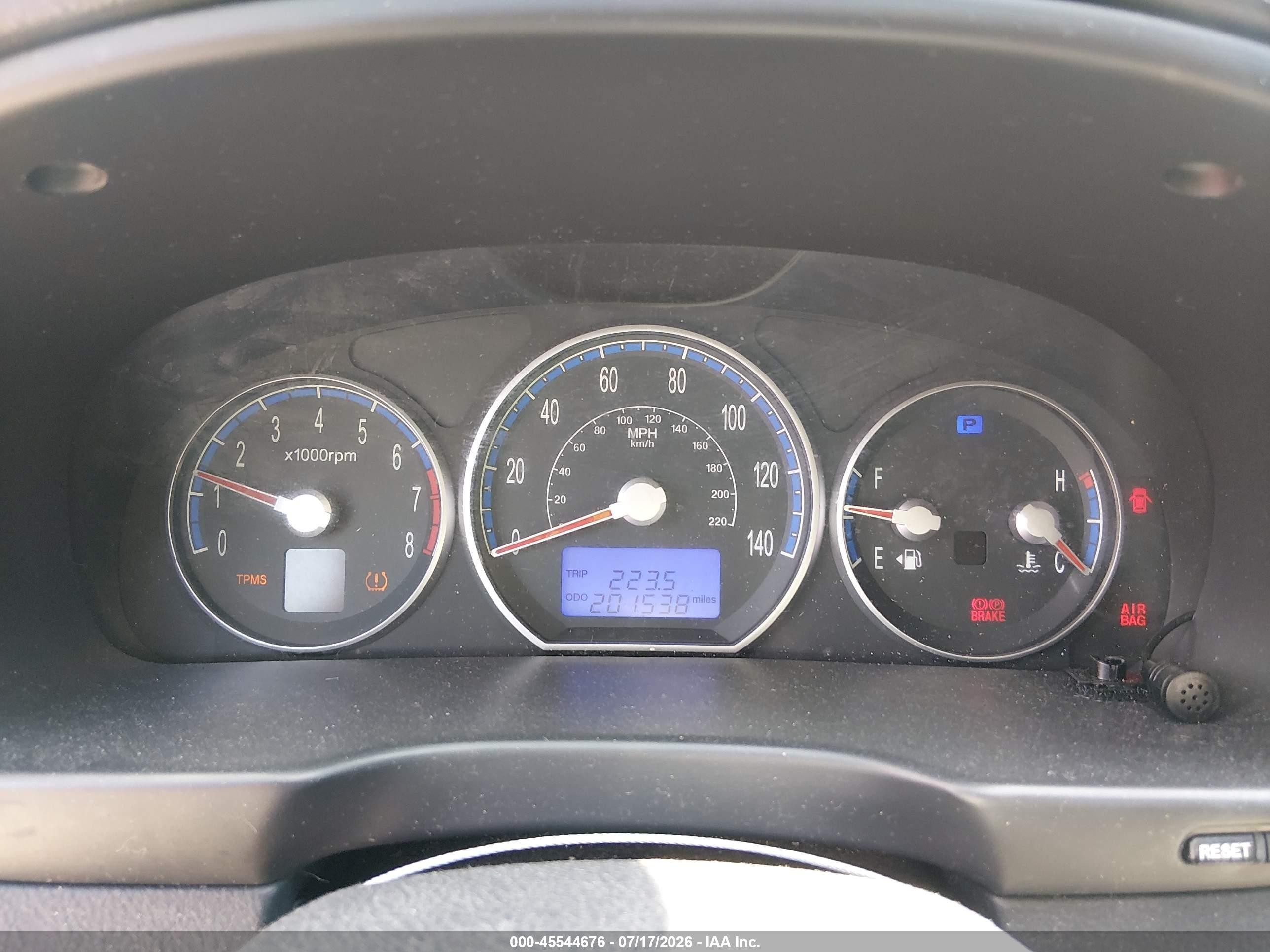 2008 Hyundai Santa Fe Limited/se Navy vin: 5NMSH73E28H220527