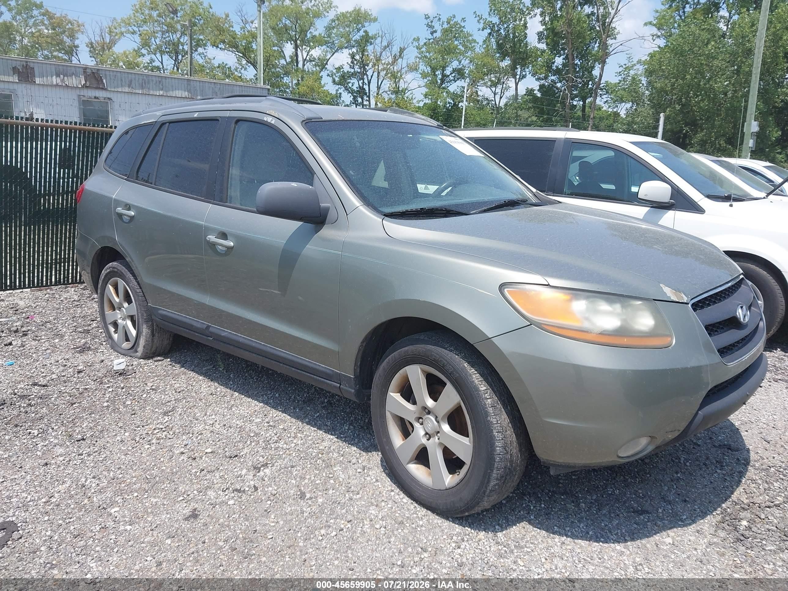 2009 Hyundai Santa Fe Se Gray vin: 5NMSH73E29H270149