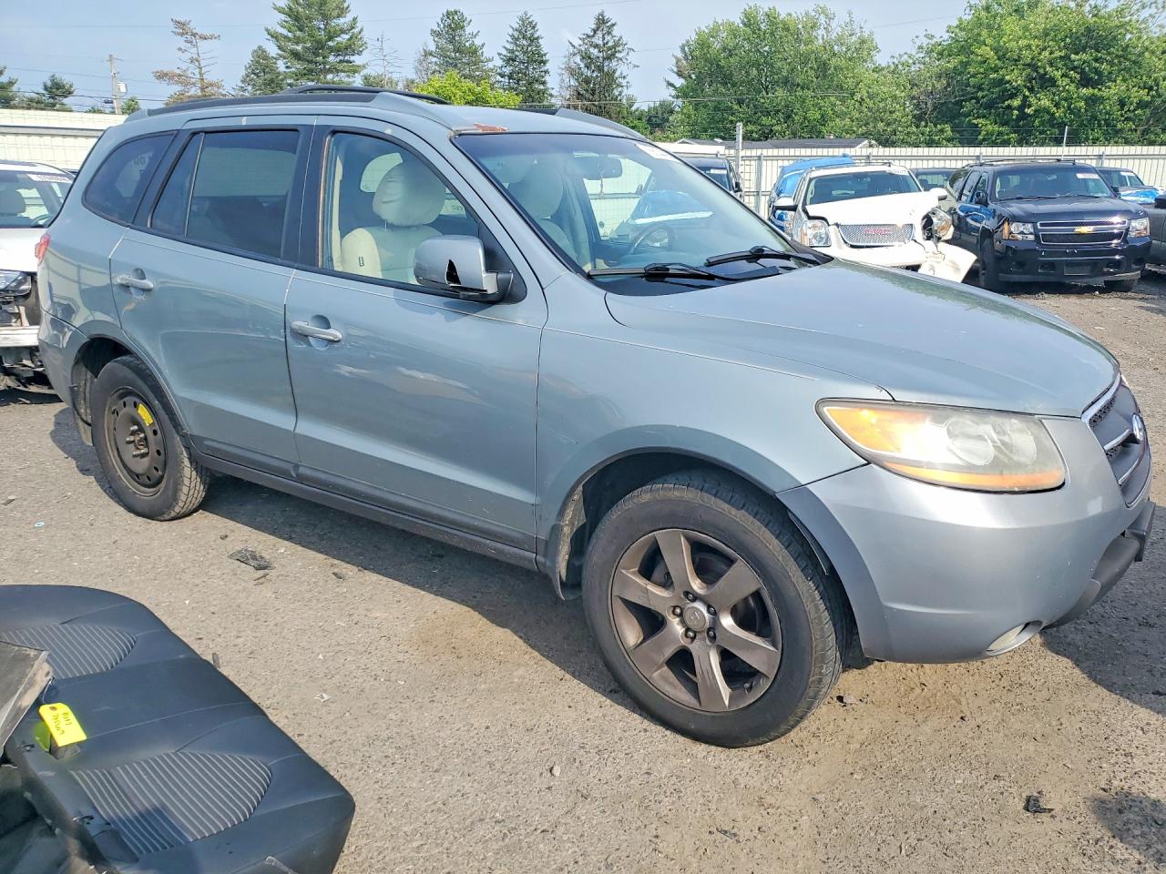 2009 Hyundai Santa Fe Se Gray vin: 5NMSH73E29H304753