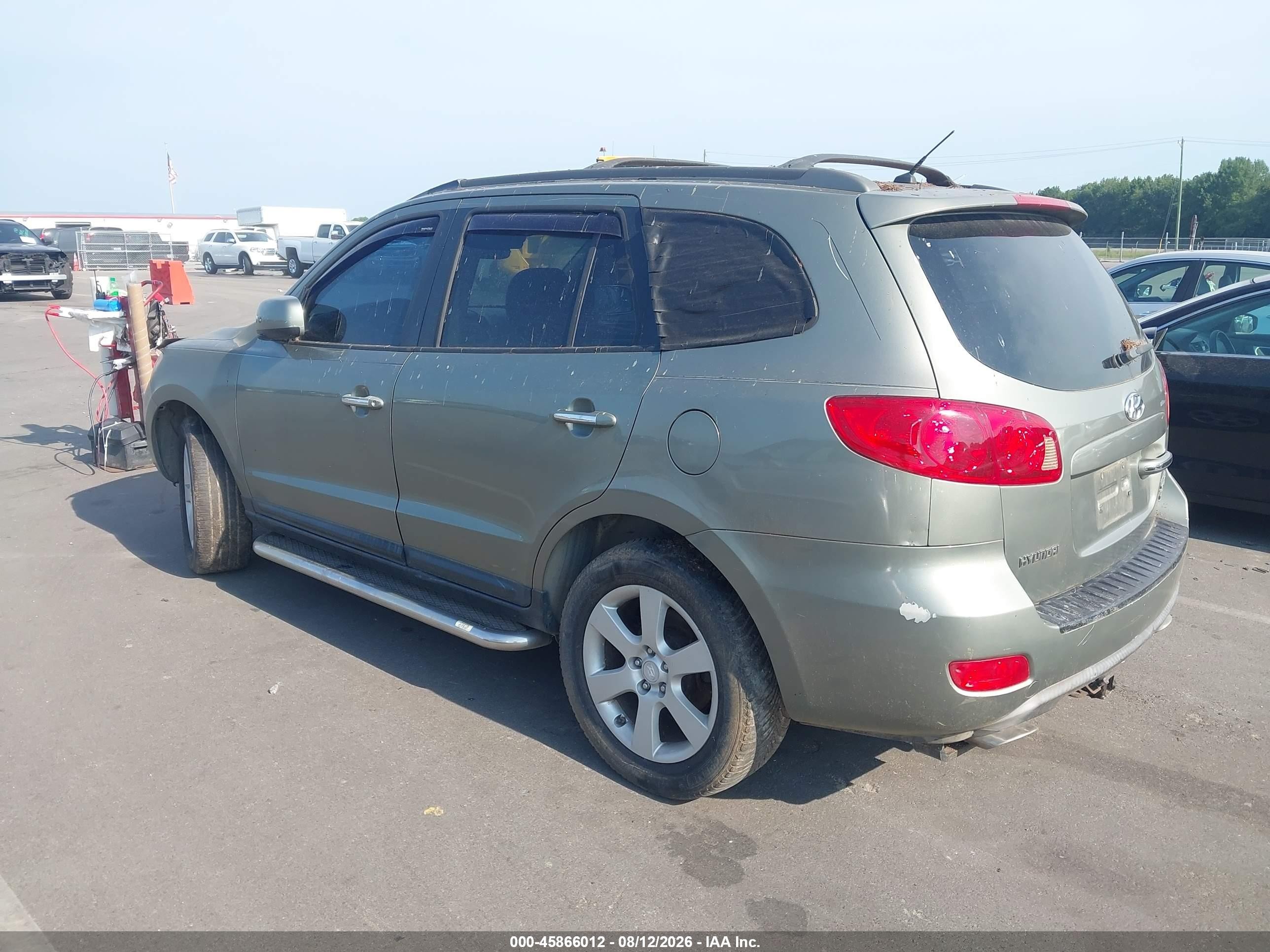 2007 Hyundai Santa Fe Limited/se Gray vin: 5NMSH73E37H002014