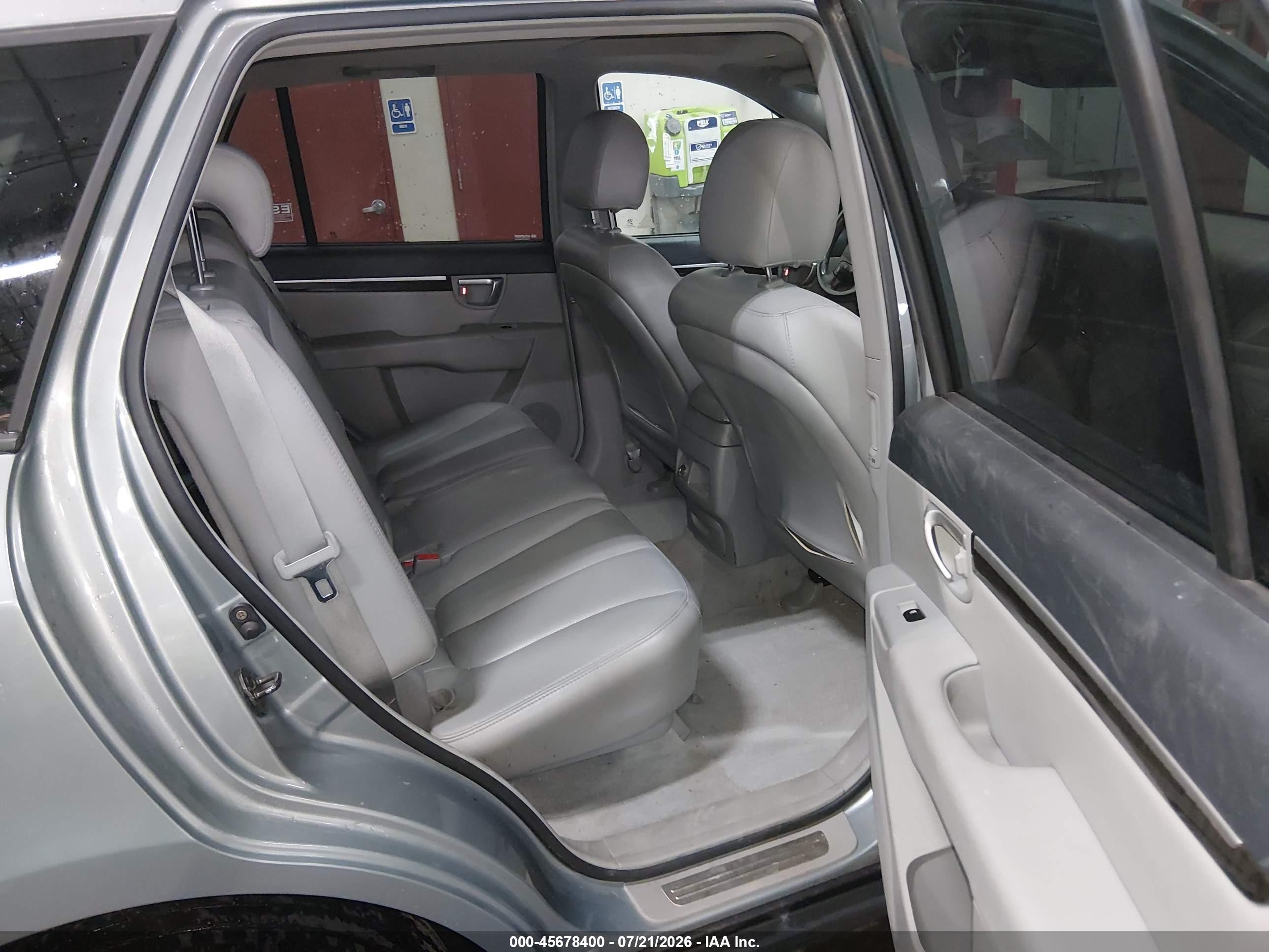 2007 Hyundai Santa Fe Limited/se Синий vin: 5NMSH73E37H126025