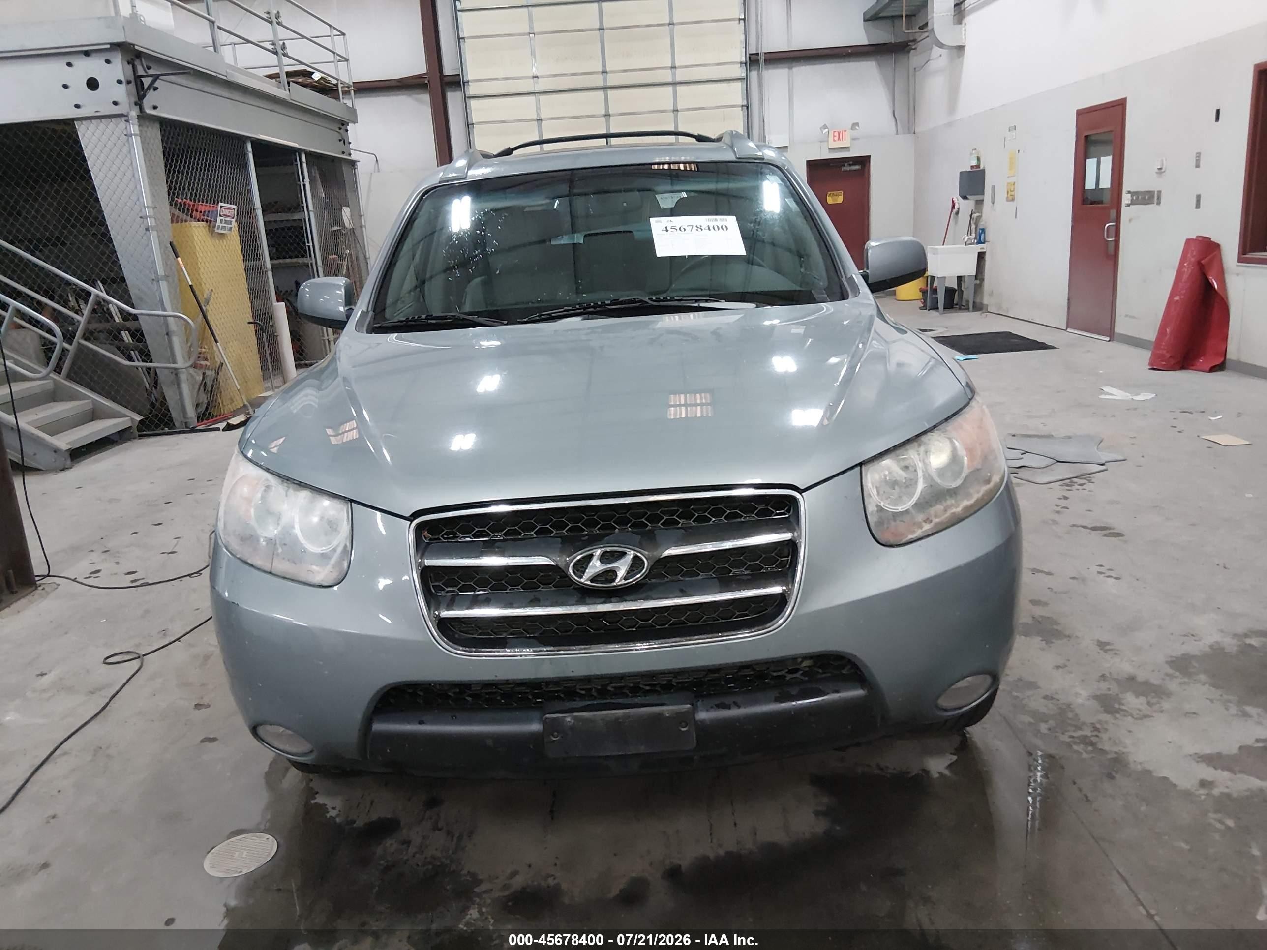 2007 Hyundai Santa Fe Limited/se Синий vin: 5NMSH73E37H126025