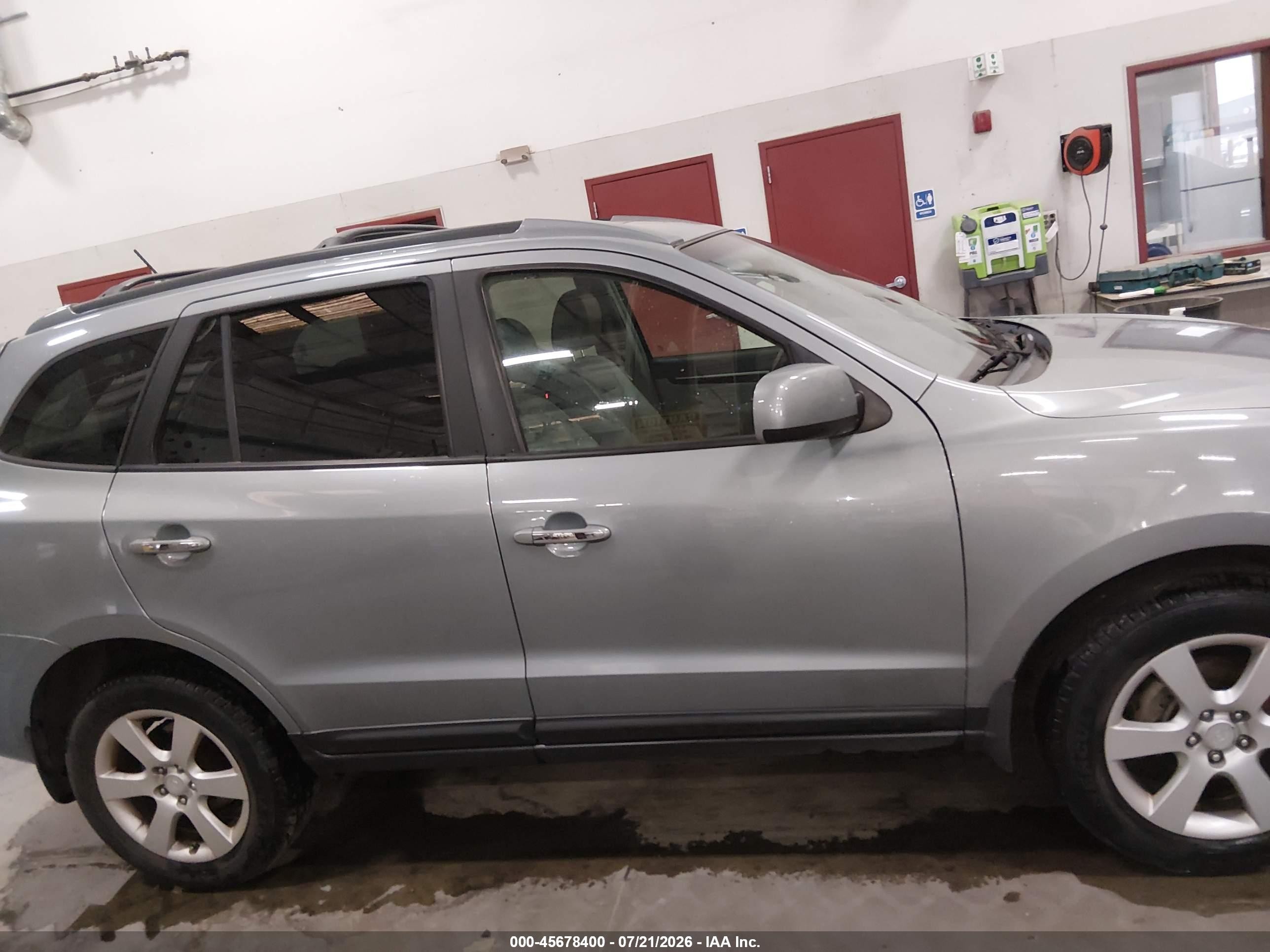 2007 Hyundai Santa Fe Limited/se Синий vin: 5NMSH73E37H126025
