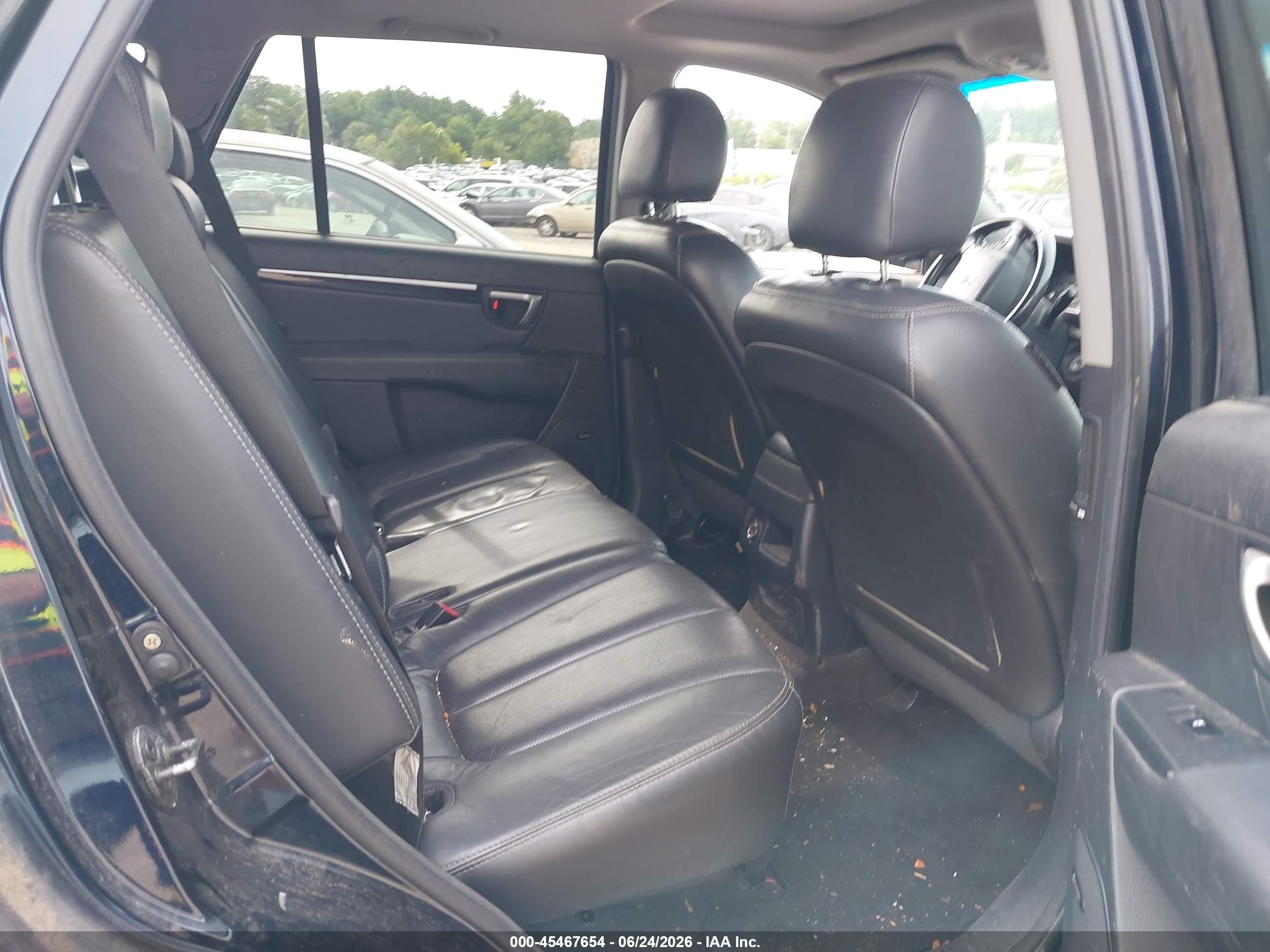 2008 Hyundai Santa Fe Limited/se Blue vin: 5NMSH73E38H134952