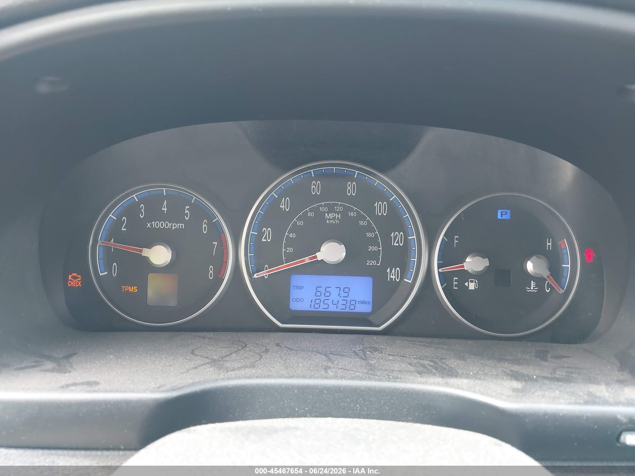 2008 Hyundai Santa Fe Limited/se Blue vin: 5NMSH73E38H134952