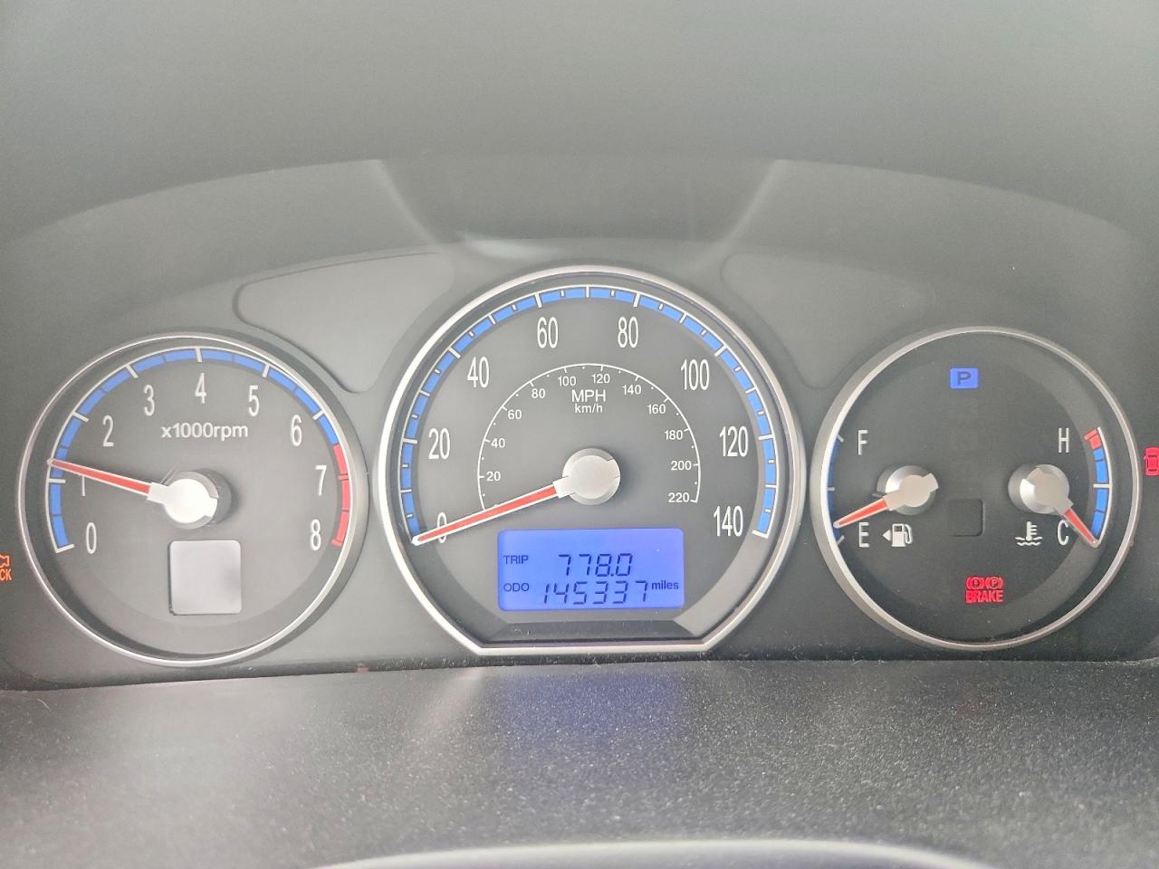 2008 Hyundai Santa Fe Se Black vin: 5NMSH73E38H141884