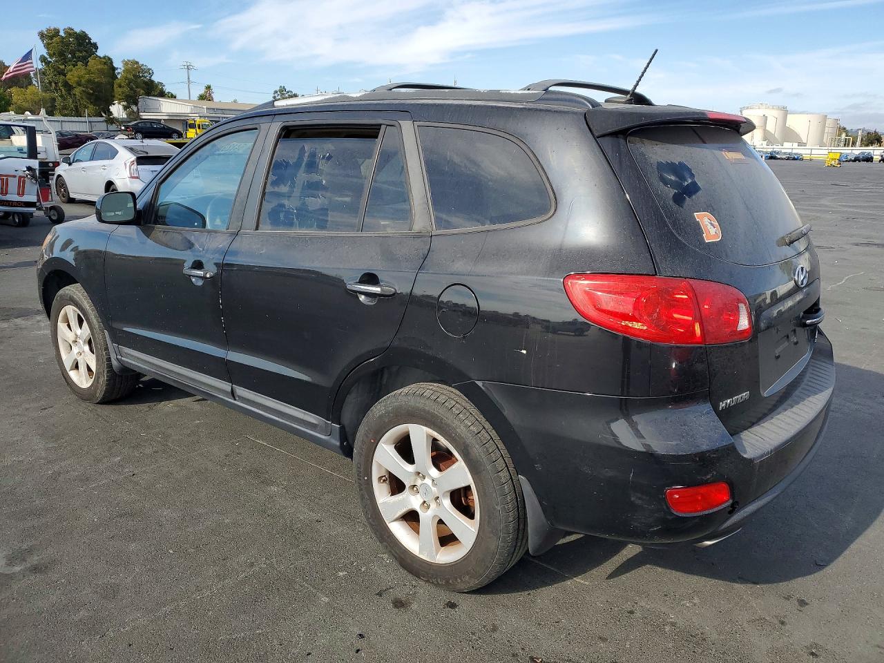 2008 Hyundai Santa Fe Se Black vin: 5NMSH73E38H190700