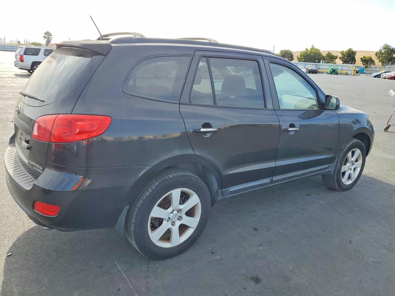 2008 Hyundai Santa Fe Se Black vin: 5NMSH73E38H190700