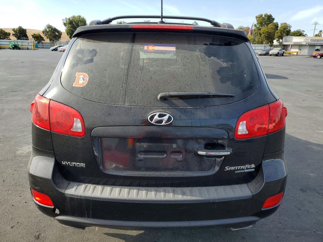 2008 Hyundai Santa Fe Se Black vin: 5NMSH73E38H190700