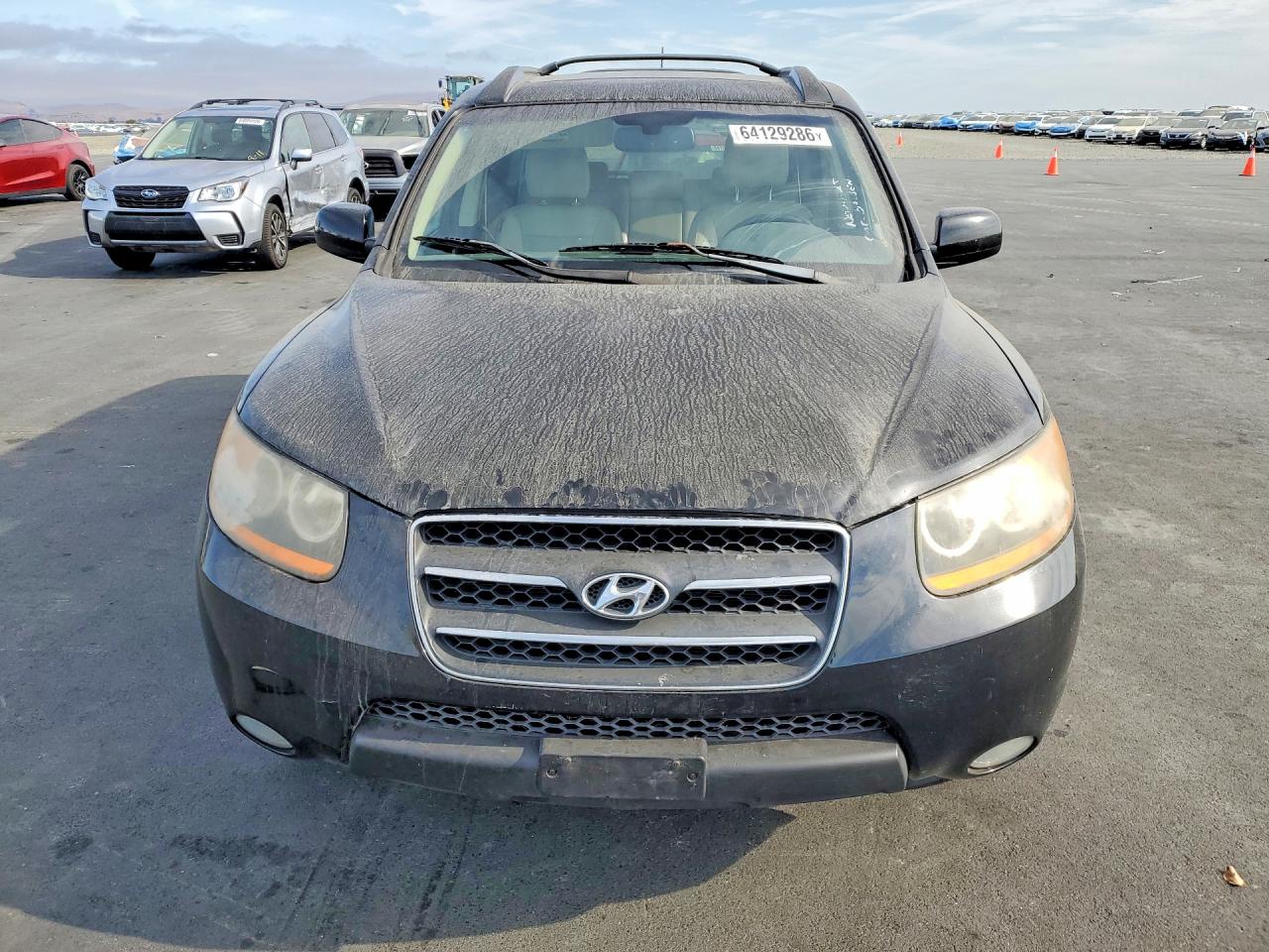2008 Hyundai Santa Fe Se Black vin: 5NMSH73E38H190700