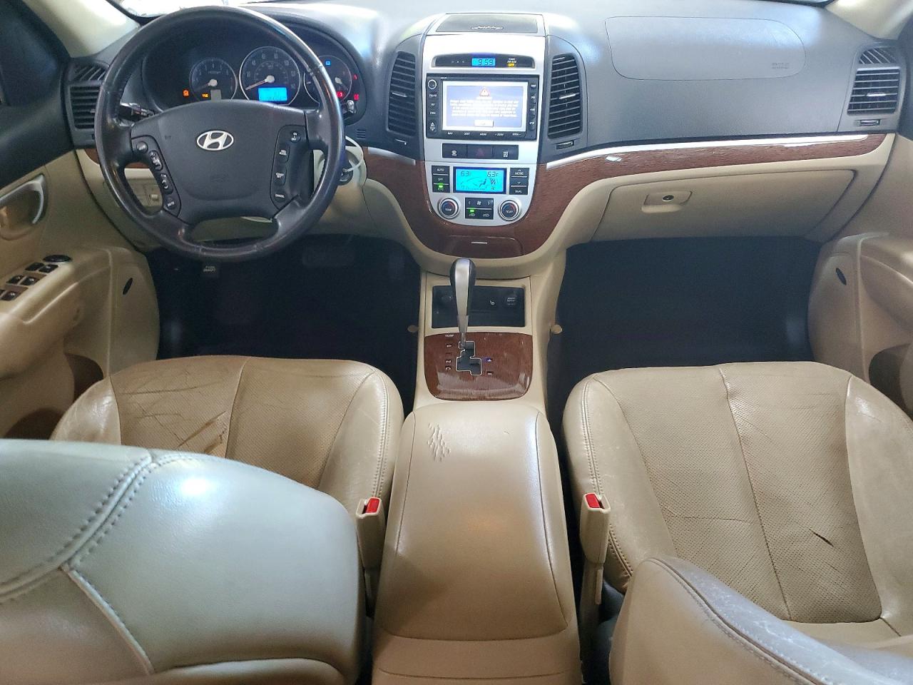2008 Hyundai Santa Fe Se Burgundy vin: 5NMSH73E38H201176