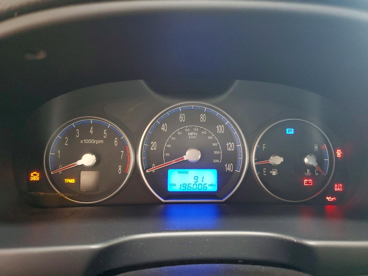2008 Hyundai Santa Fe Se Burgundy vin: 5NMSH73E38H201176