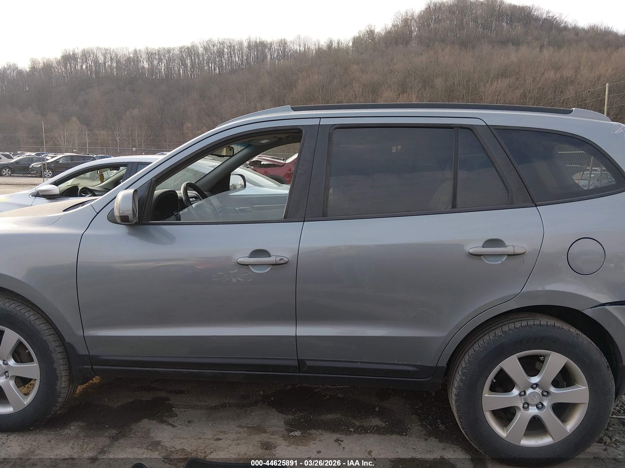 2008 Hyundai Santa Fe Limited/se Gray vin: 5NMSH73E38H212811